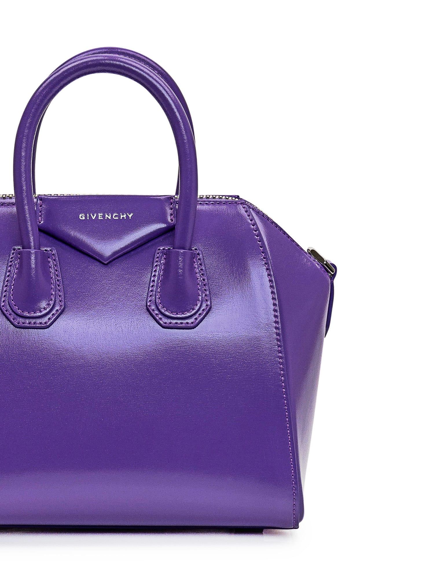【関税込み】Givenchy パープル ミニ Antigona バッグ Givenchy Antigona Mini Bag in Purple | Lyst