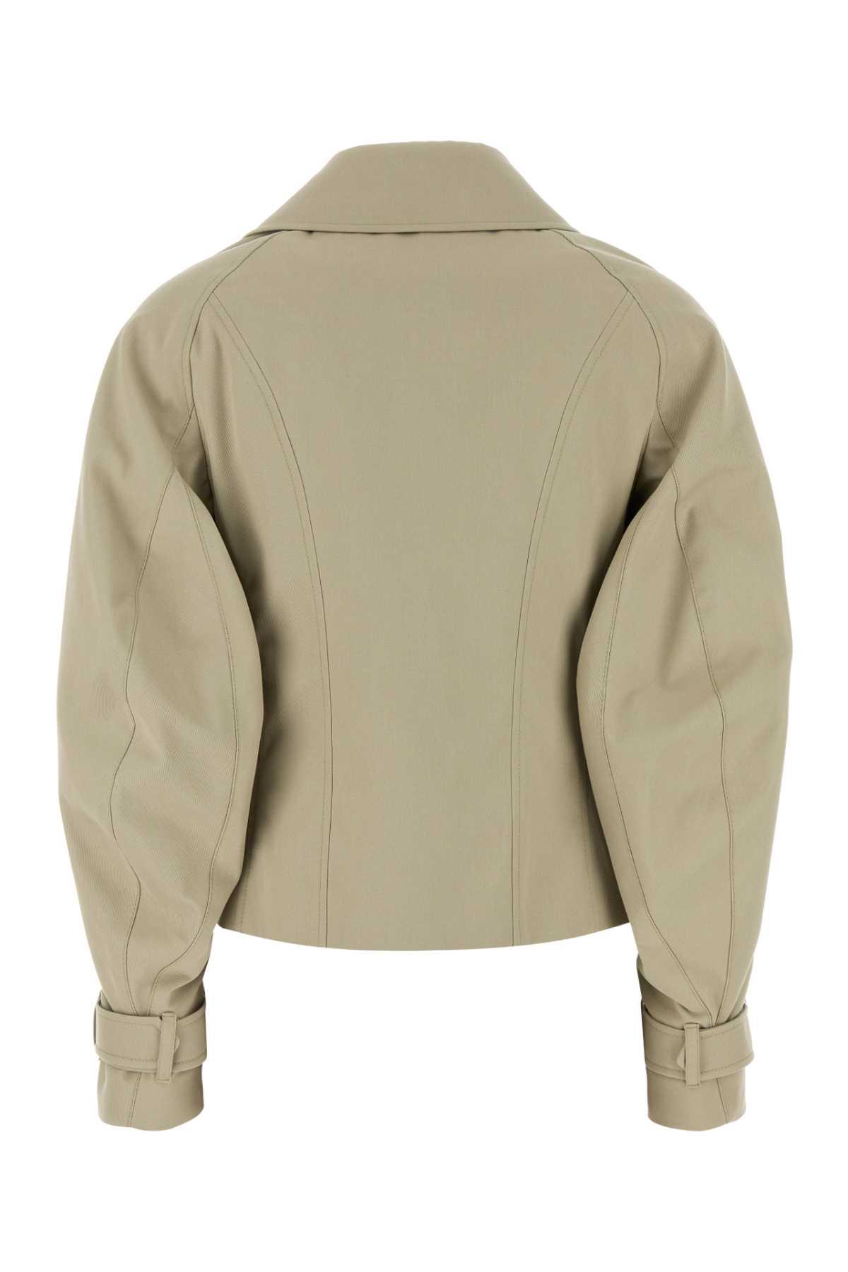 Burberry Sage Polyester Blend Trench Coat in Green | Lyst