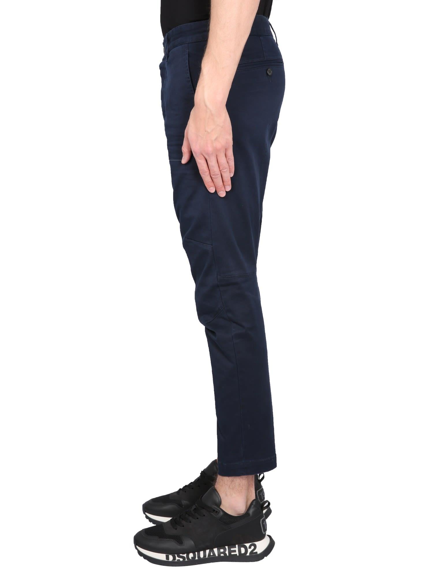 DSquared² Sexy Chino Pants in Blue for Men | Lyst