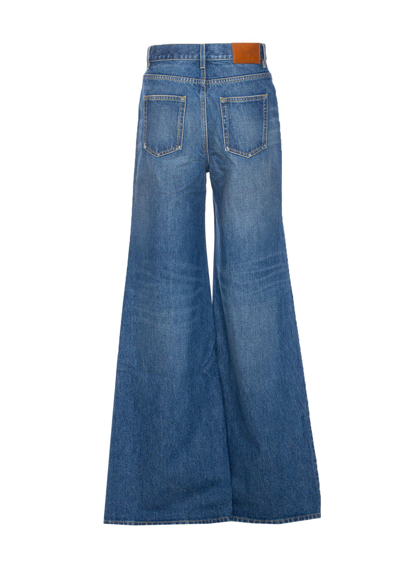 【送関込】Chloe☆クロエ Wide leg denim Chloé High Rise Wide Leg Jeans In Denim | Chloé US