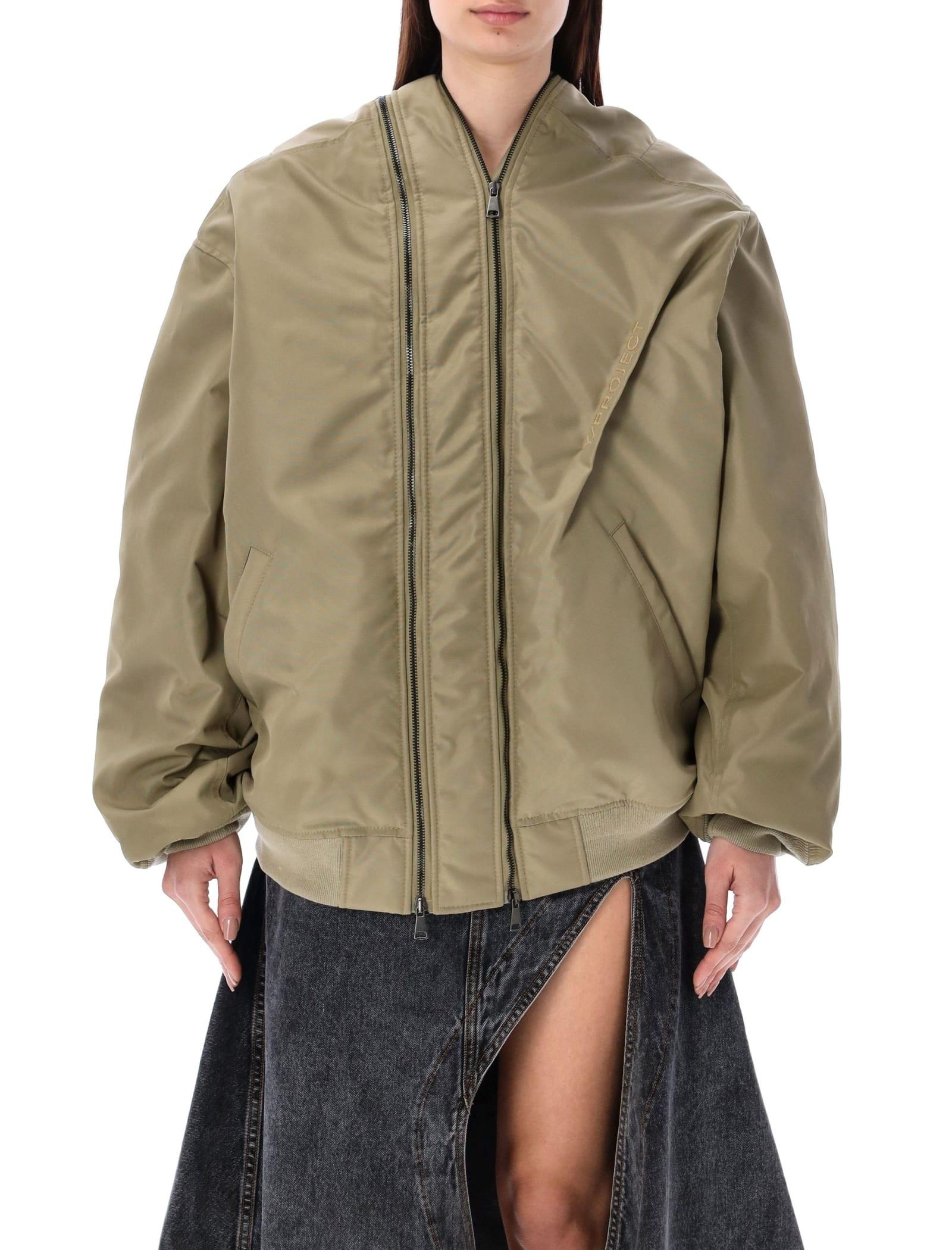 ジャケット・アウター Y/PROJECT double zip bomber jacket Y/Project Black Double Zip Bomber Jacket Y/Project