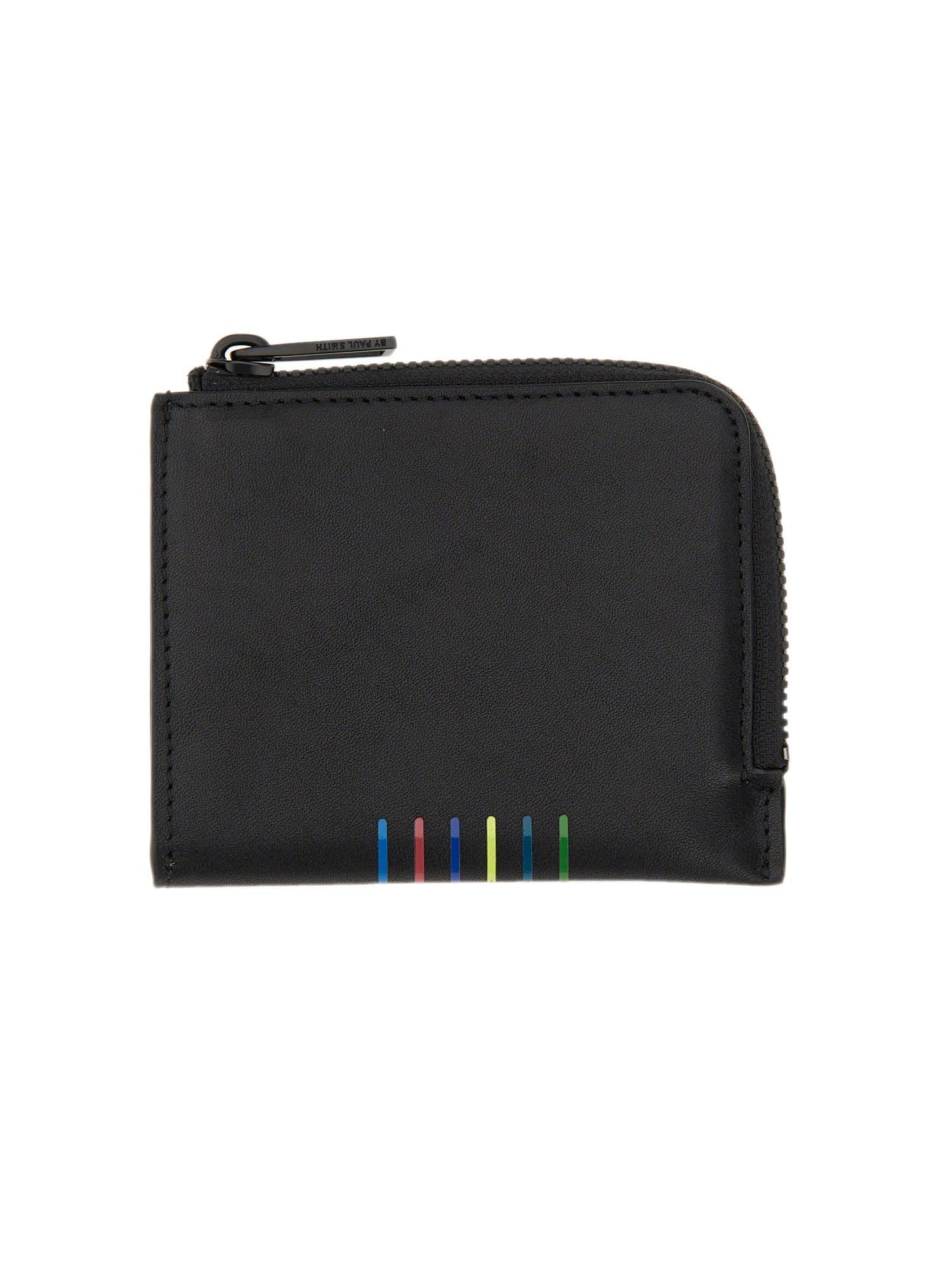 PS by Paul Smith Zippered Card Holder in Black for Men | Lyst