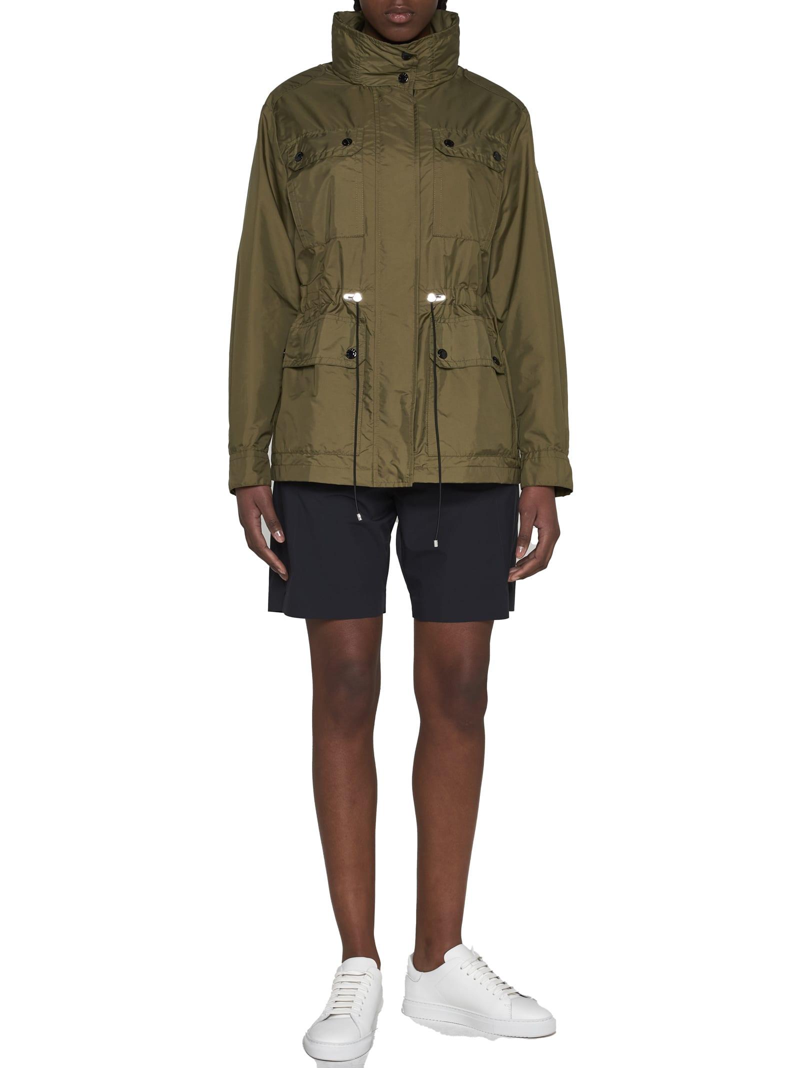 Moncler Agde Nylon Field Jacket in Green Lyst