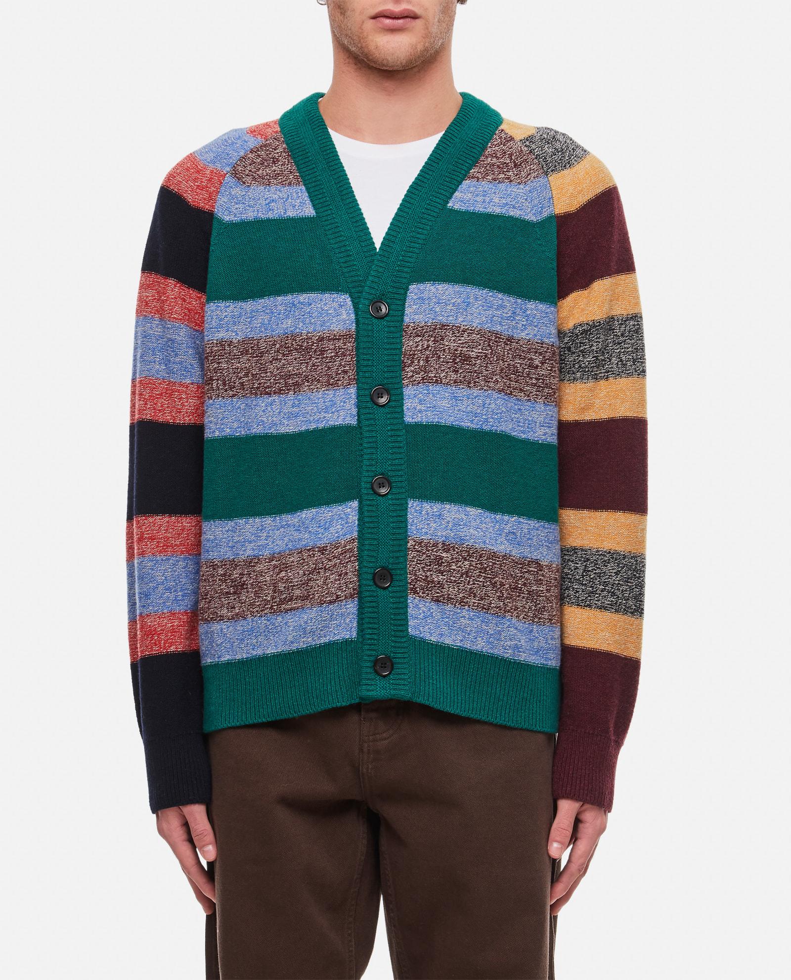 Multi top stripe cardigan