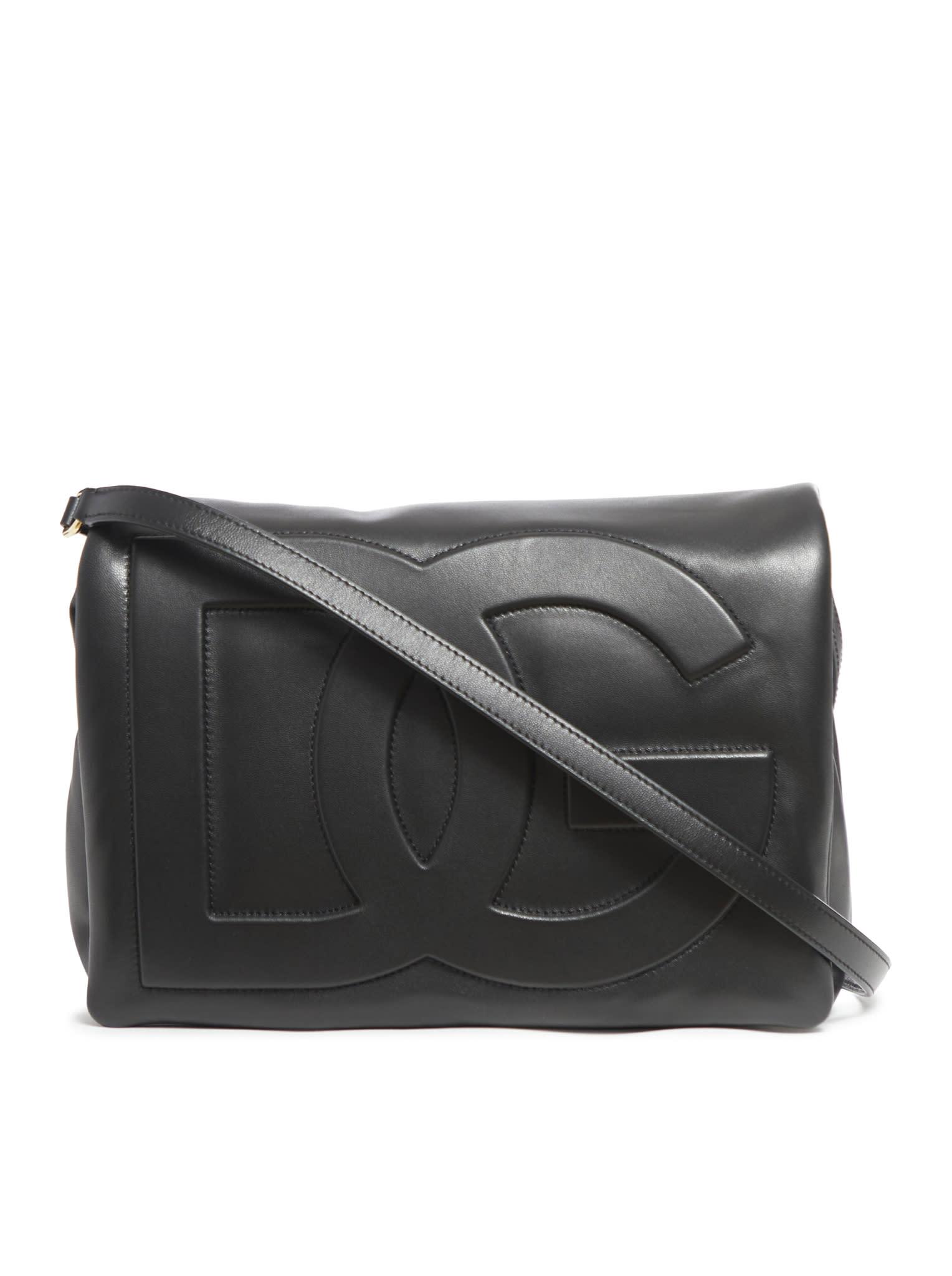 Dolce & Gabbana Pochette Nappa In Black