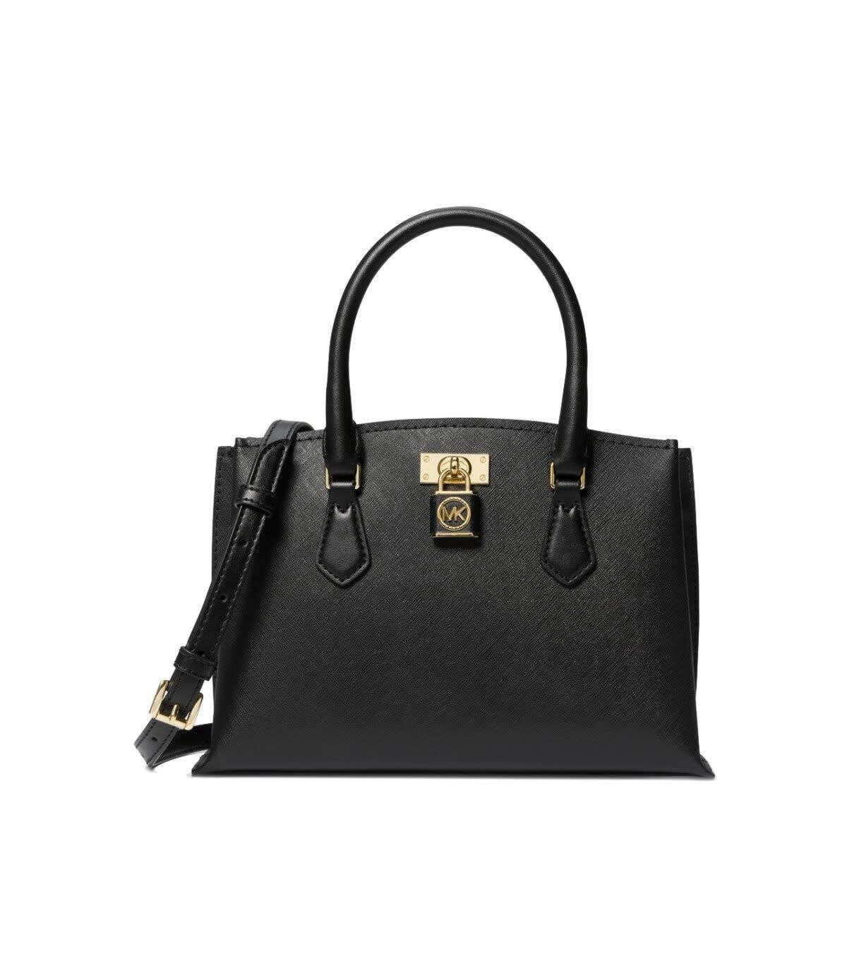 Michael Kors Ruby Black Handbag | Lyst