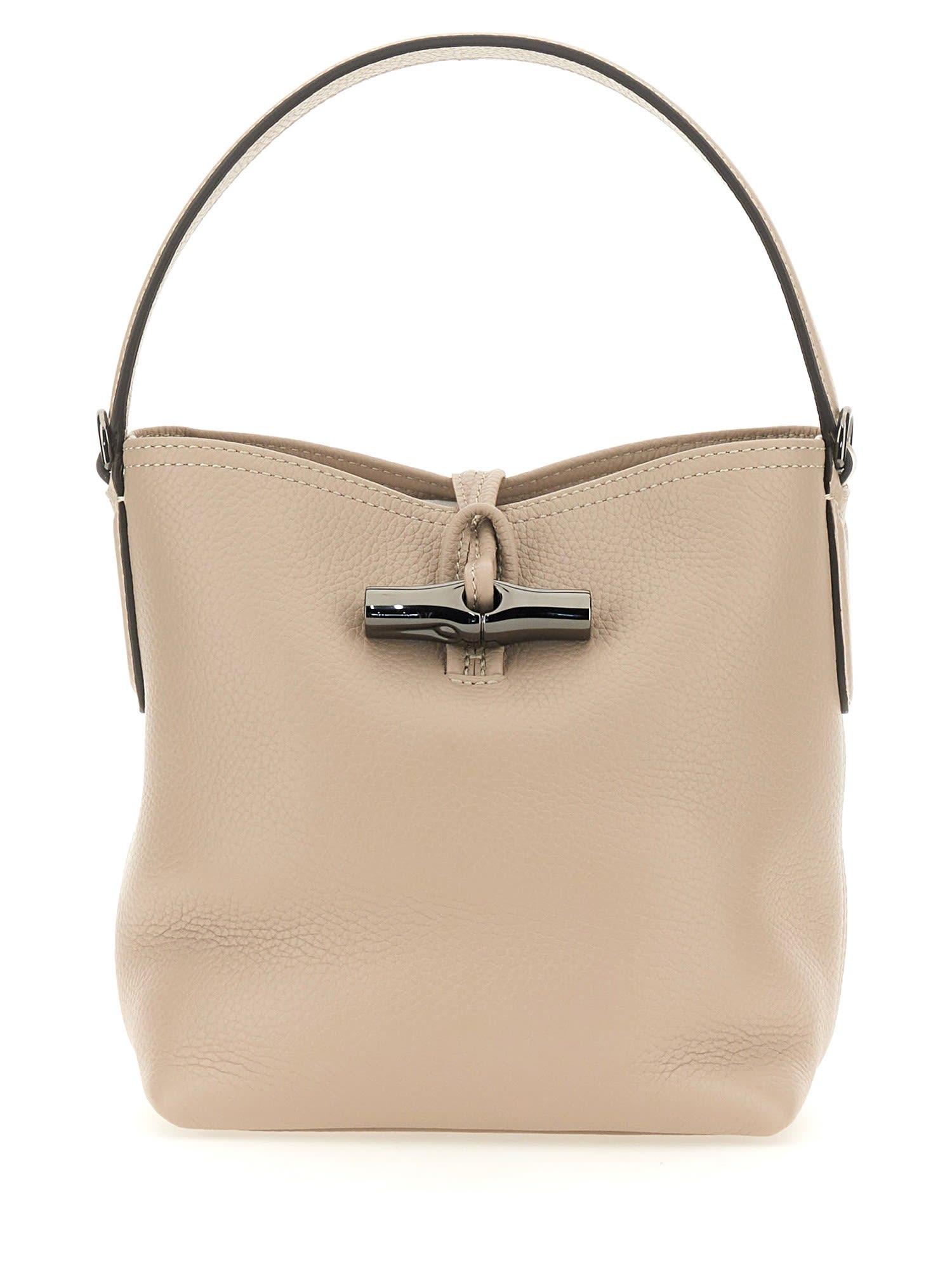 Longchamp Small Roseau Bag in Natural | Lyst