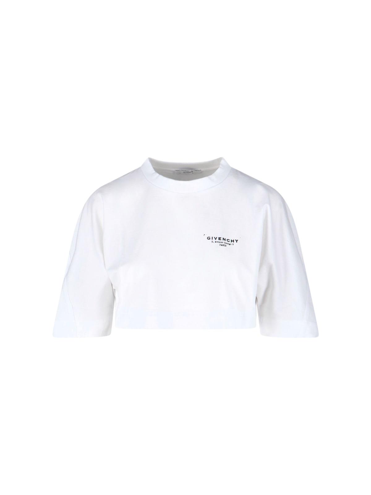 Tシャツ・カットソー Givenchy Cropped' T-Shirt Givenchy T-shirts for Women | Online Sale up to 41% off | Lyst