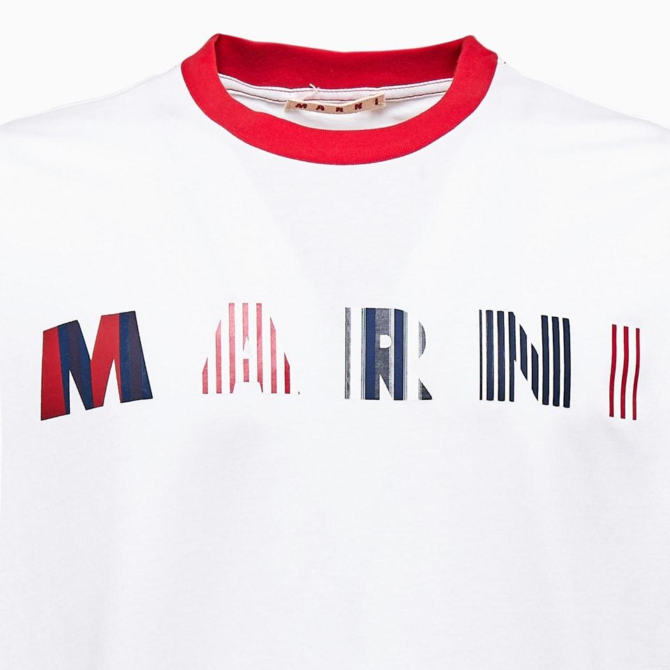 Marni T-shirt Humu0198p7usct12 in White for Men | Lyst