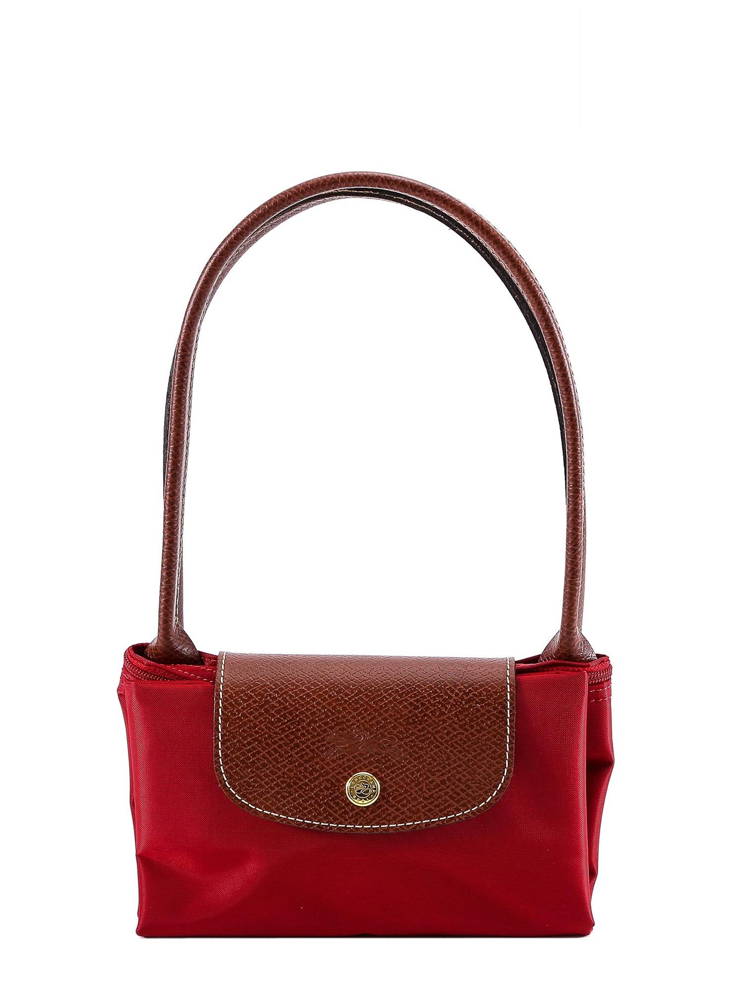 Longchamp Le Pliage in Red | Lyst