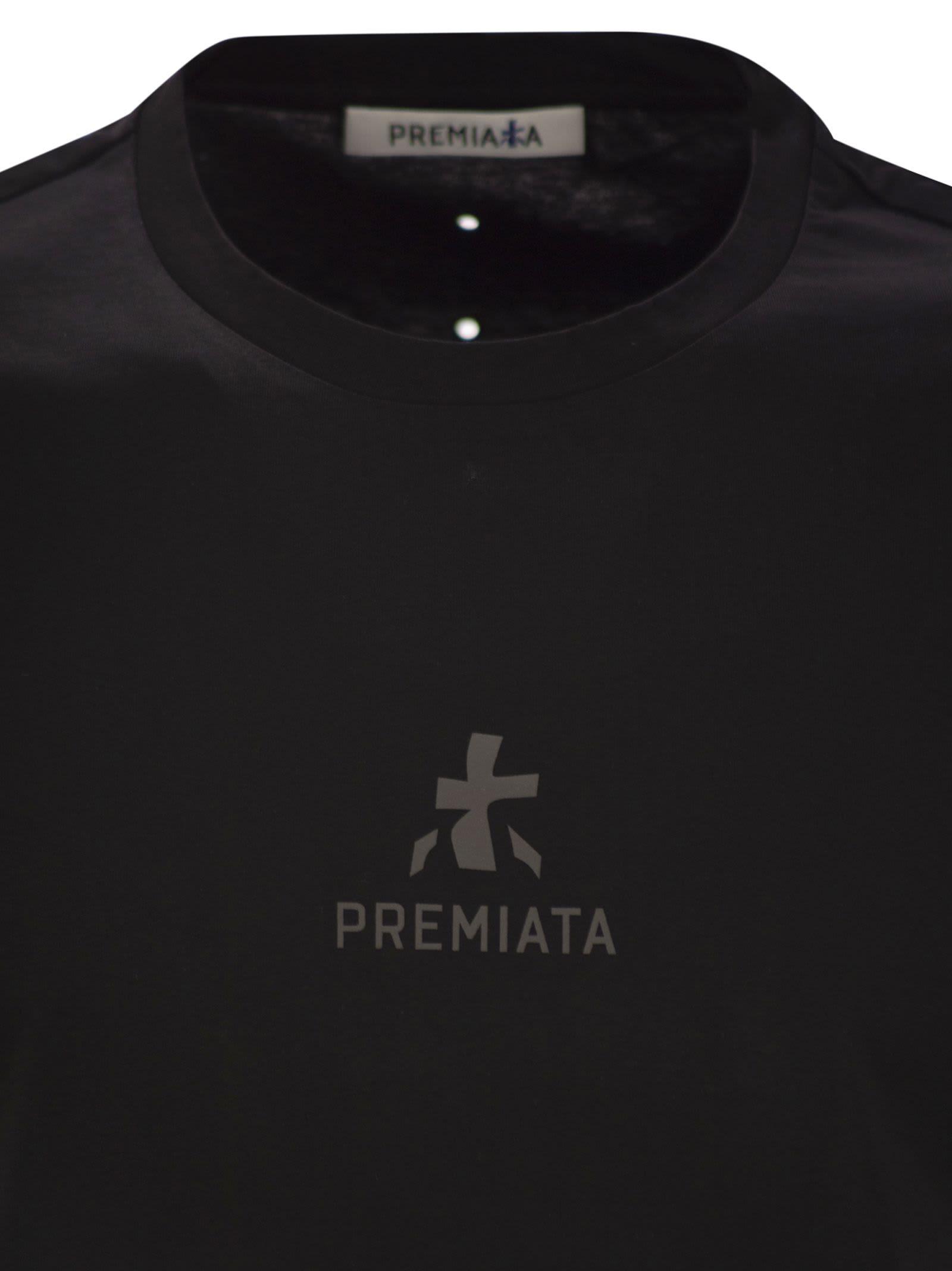 Tシャツ・カットソー PREMIATA Men T Shirts PA1015 BLACK Black Premiata | Italian Designer Sneakers – 2Men