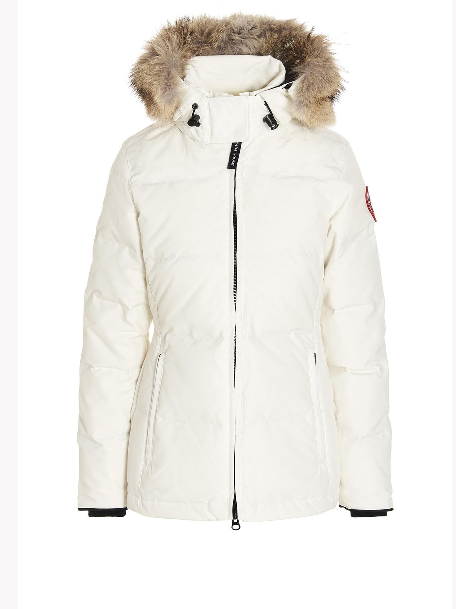 Canada Goose Chelsea Parka in White | Lyst