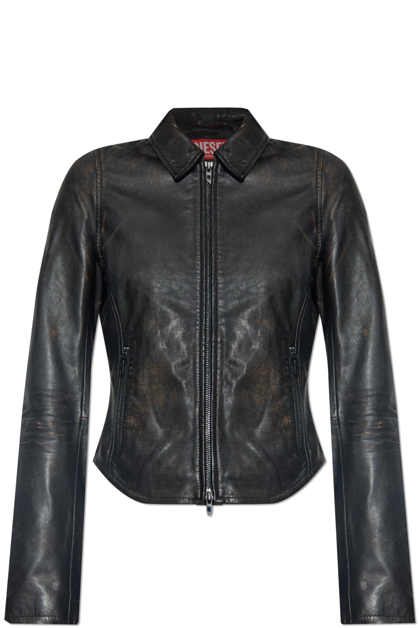 diesel--Leather-Jacket-L-Egrad