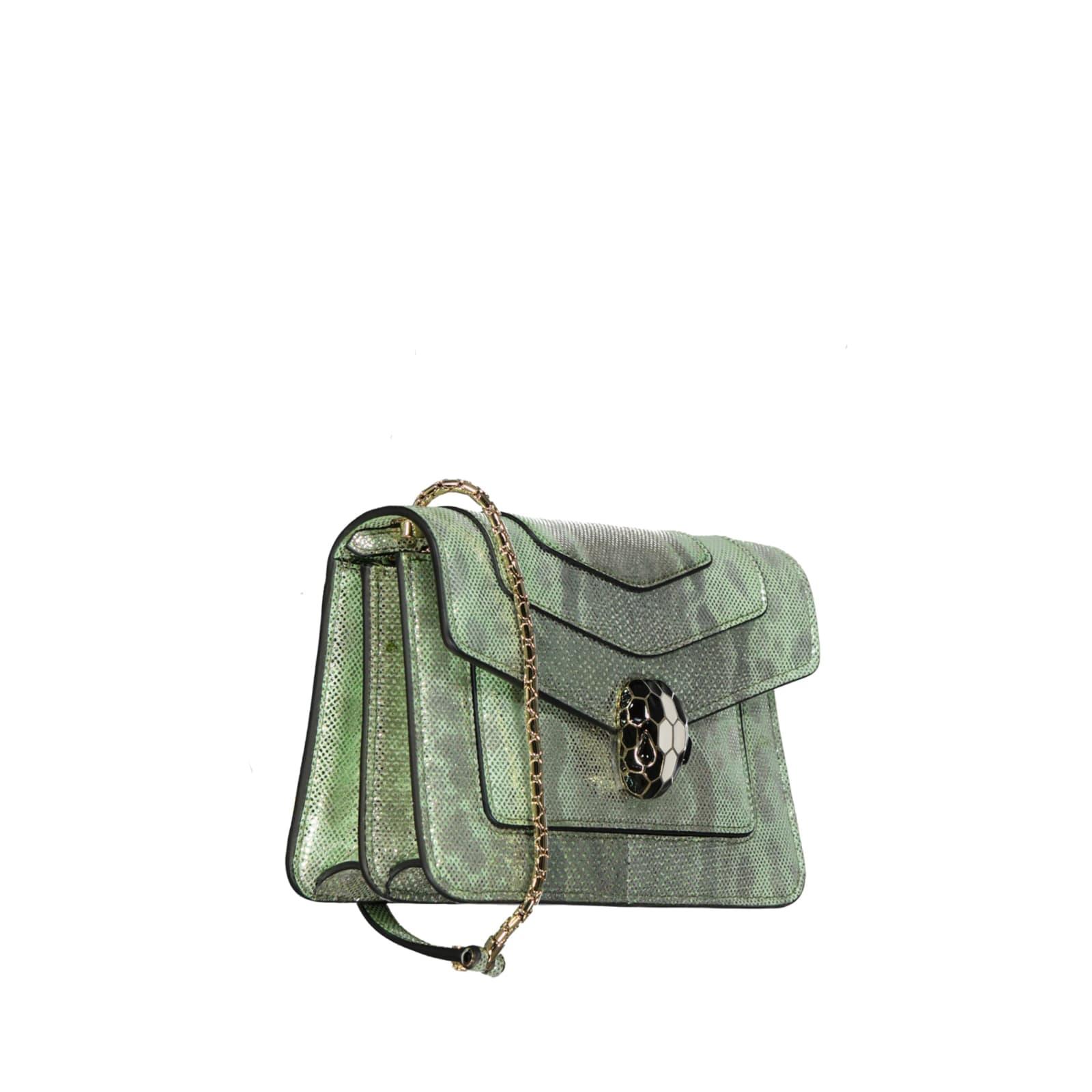 Bvlgari serpenti bag green hotsell