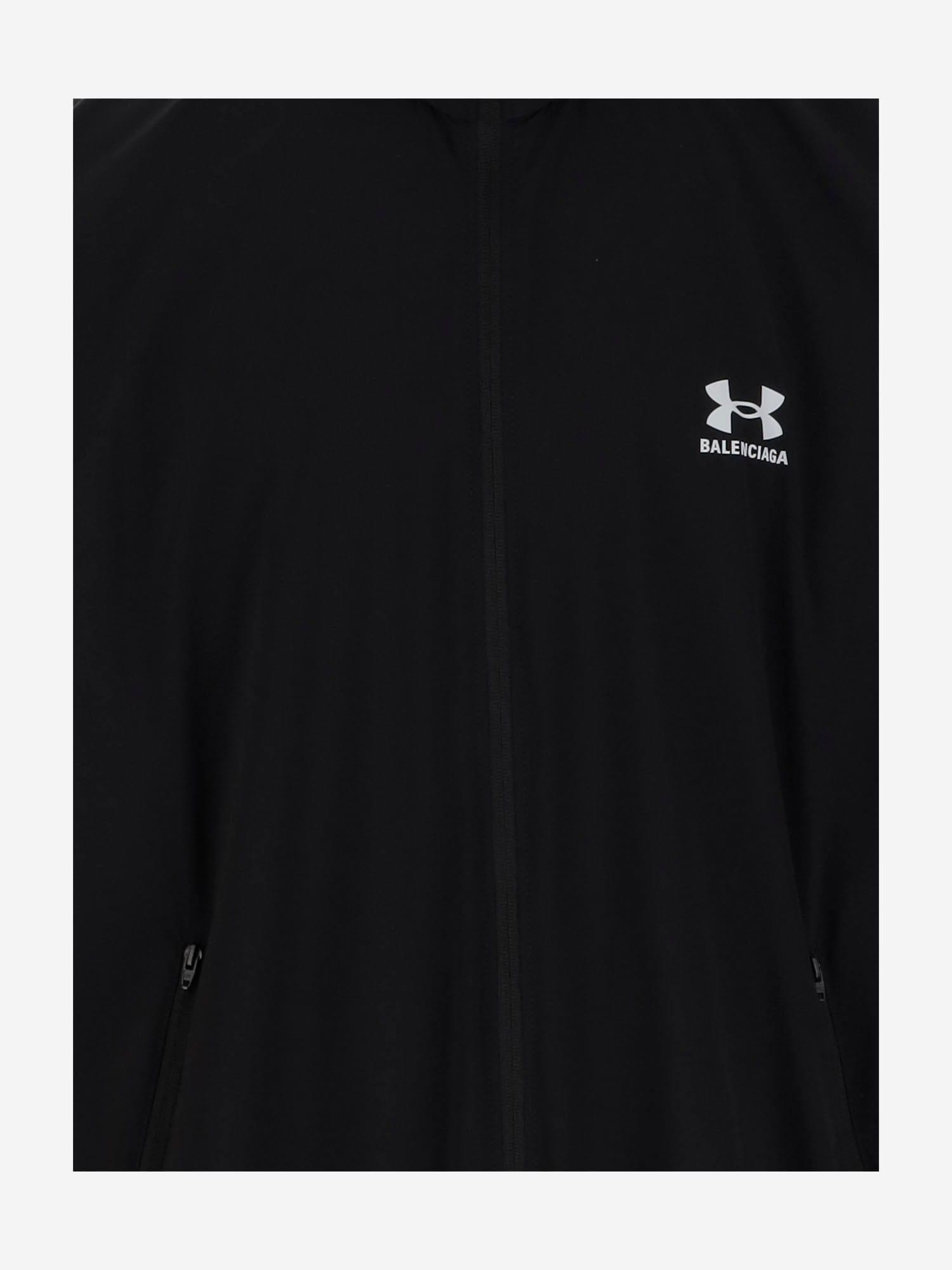 Balenciaga Under Armour Stretch Nylon Windbreaker Jacket in