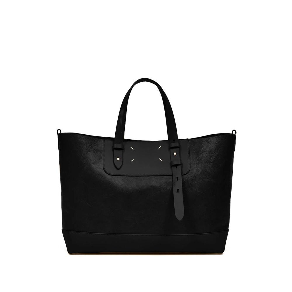 バッグ MAISON MARTIN MARGIELA Tote Bag Leather Leather tote Maison Martin Margiela Black in Leather - 46776955