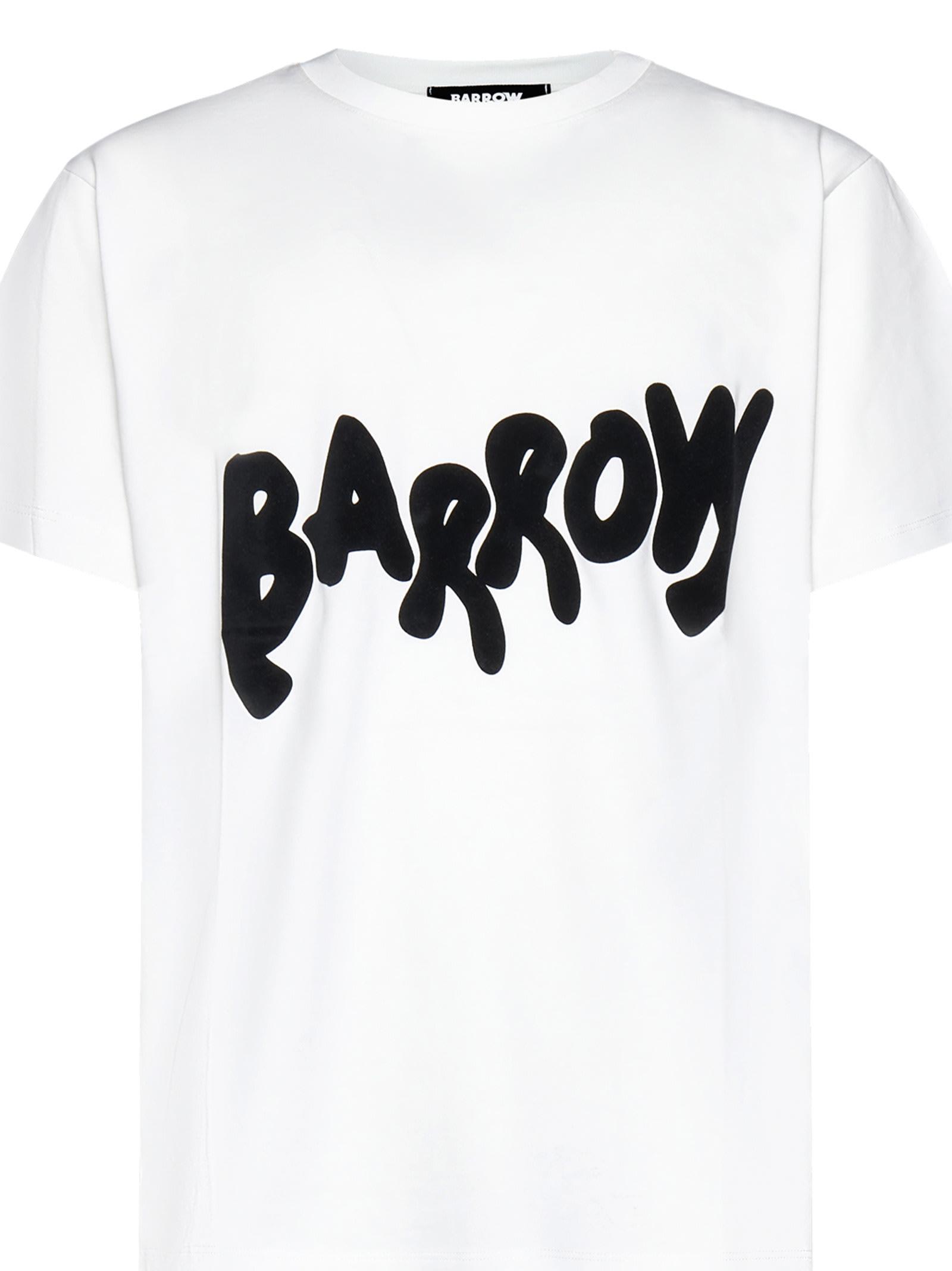 Barrow graphic-print Shirt - White