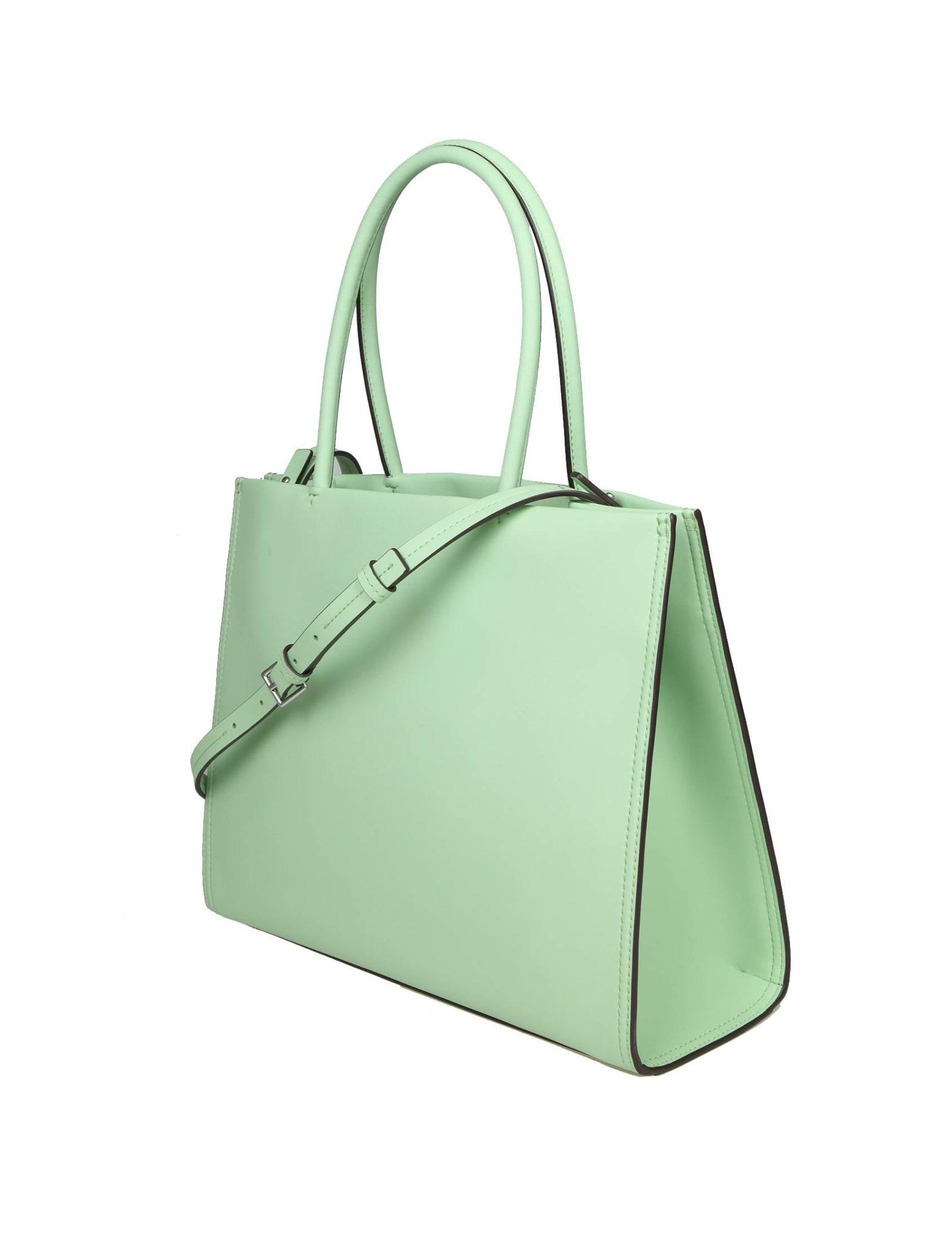 Tory Burch Small Eco Ella Shopping Bag Color Green | Lyst