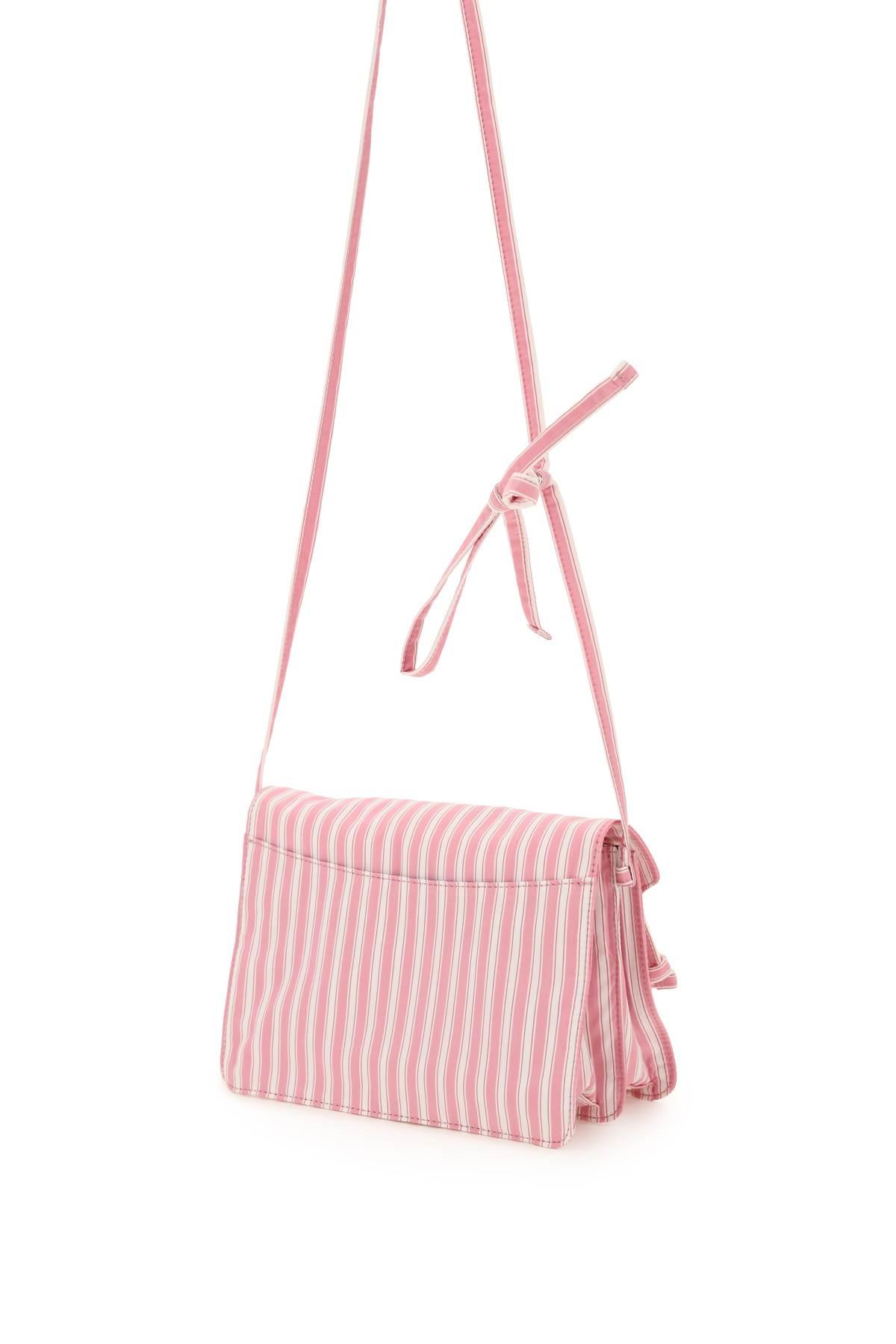 Marni Striped Canvas Medium Trunk Bag in Pink,White (Pink) | Lyst