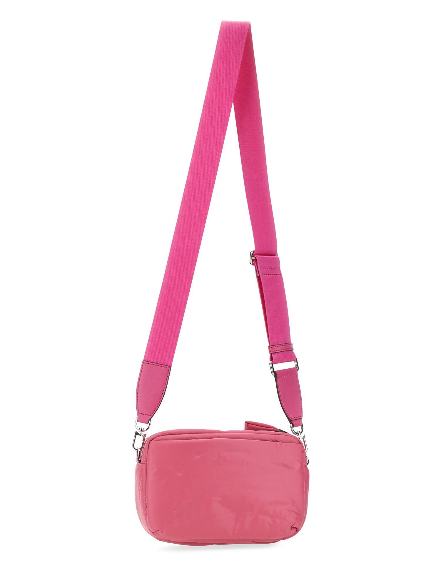 Michael Kors Ginny Pink Leather Camera Bag