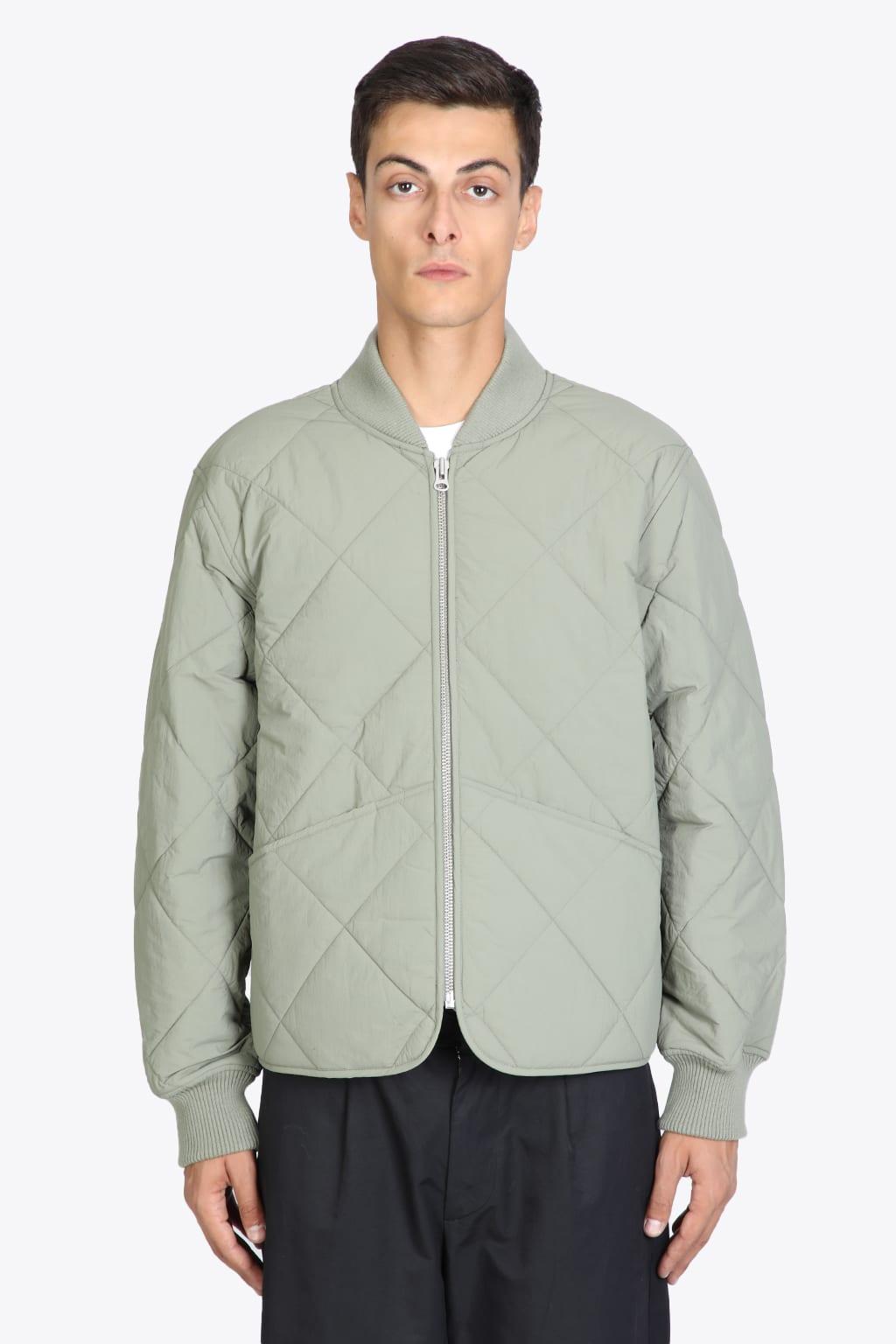 Stussy Dice Quilted Liner Jacket Olive Green Quilted Jacket With Dice