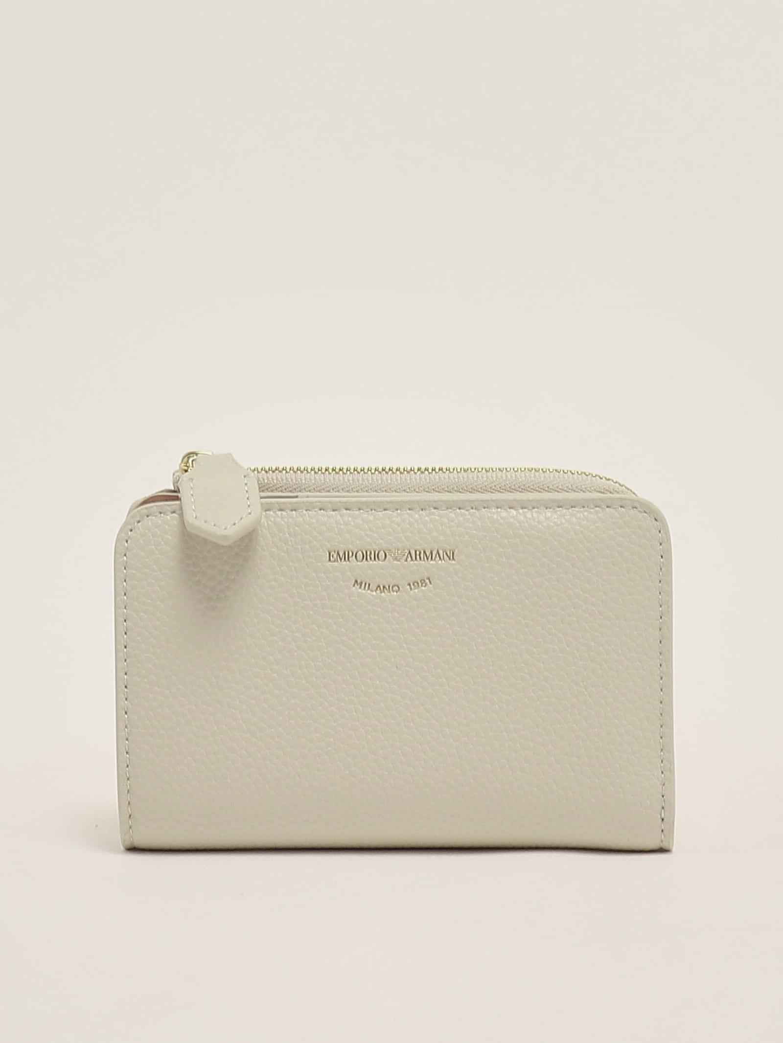 財布・小物その他 EMPORIO ARMANI Woman Wallet Grey EW000547AF11953 U8005 Emporio Armani Outlet: Wallet woman - Black | Emporio Armani
