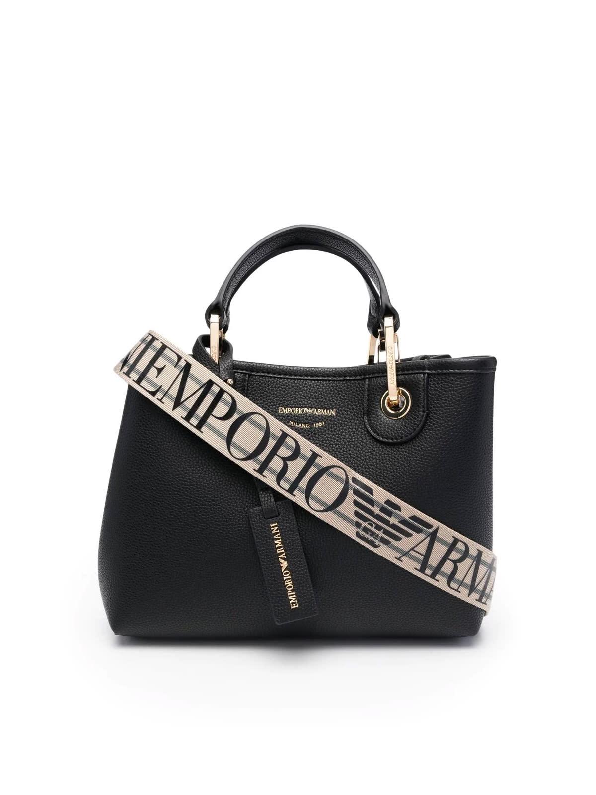 Emporio Armani Shopping Bag in Black | Lyst
