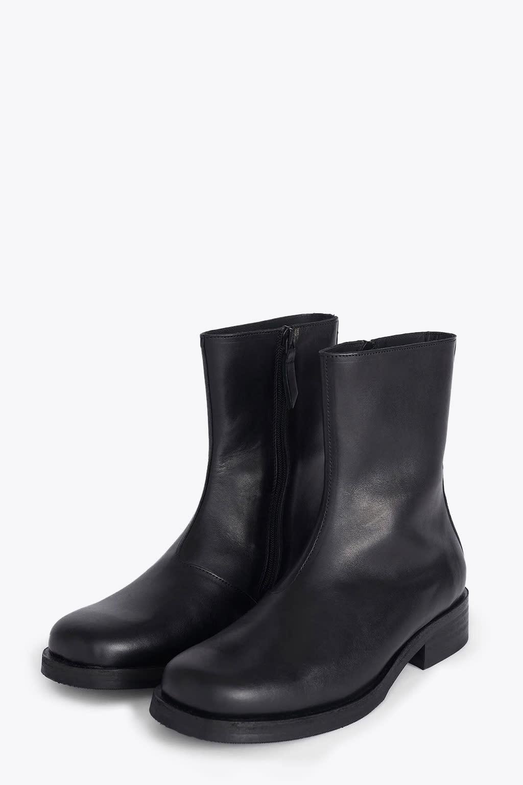 Our Legacy Camion Boot Black Leather Ankle Boot - Camion Boot for