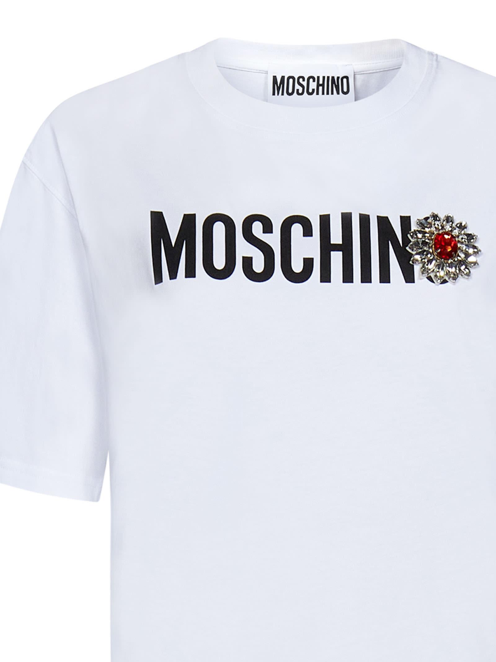 Moschino T-shirt in White | Lyst