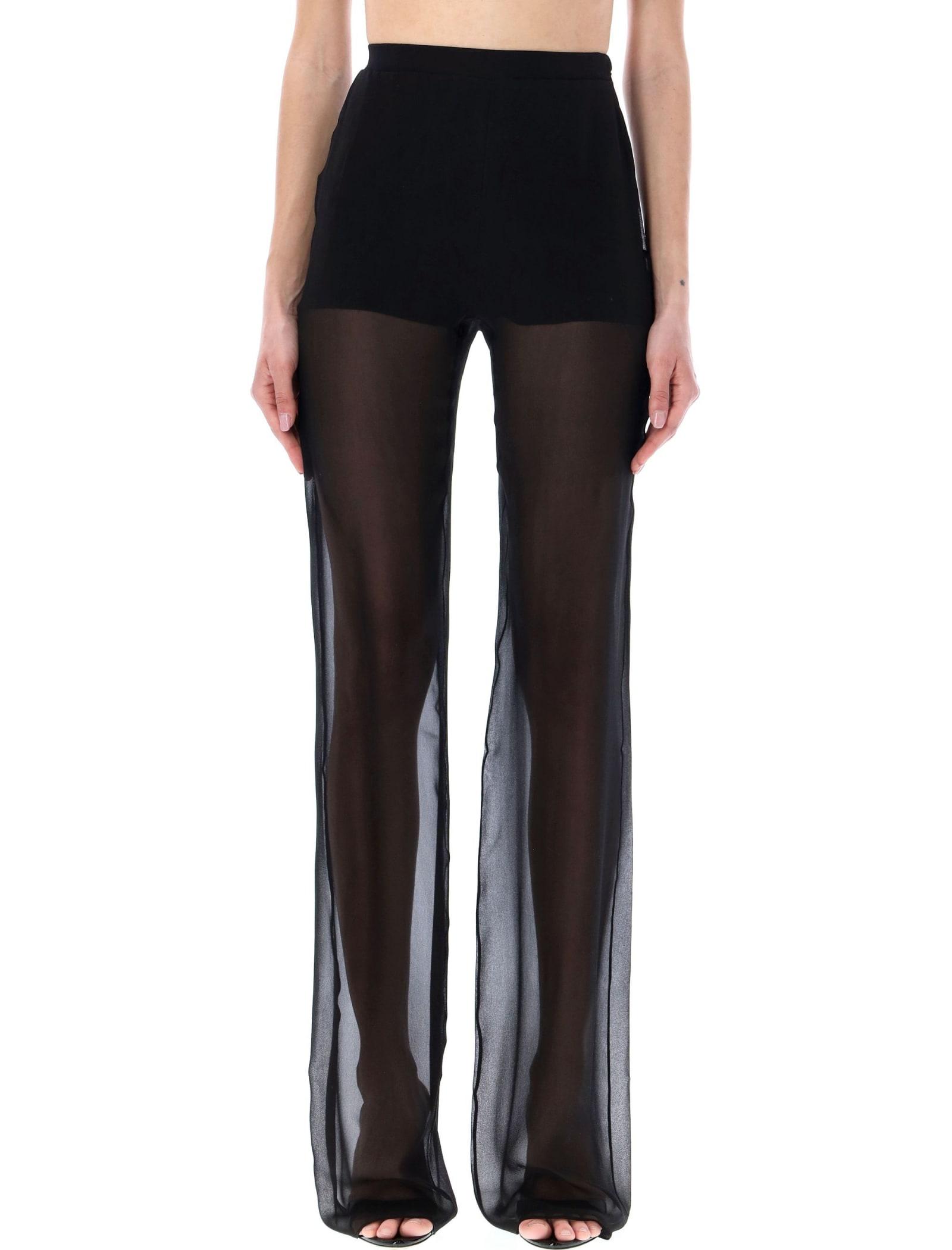 Black hot sale sheer pants
