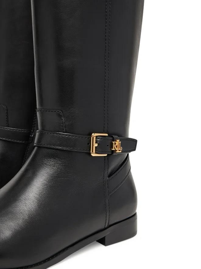 Ralph Lauren Brooke Tll Boots Tall Boot in Black Lyst