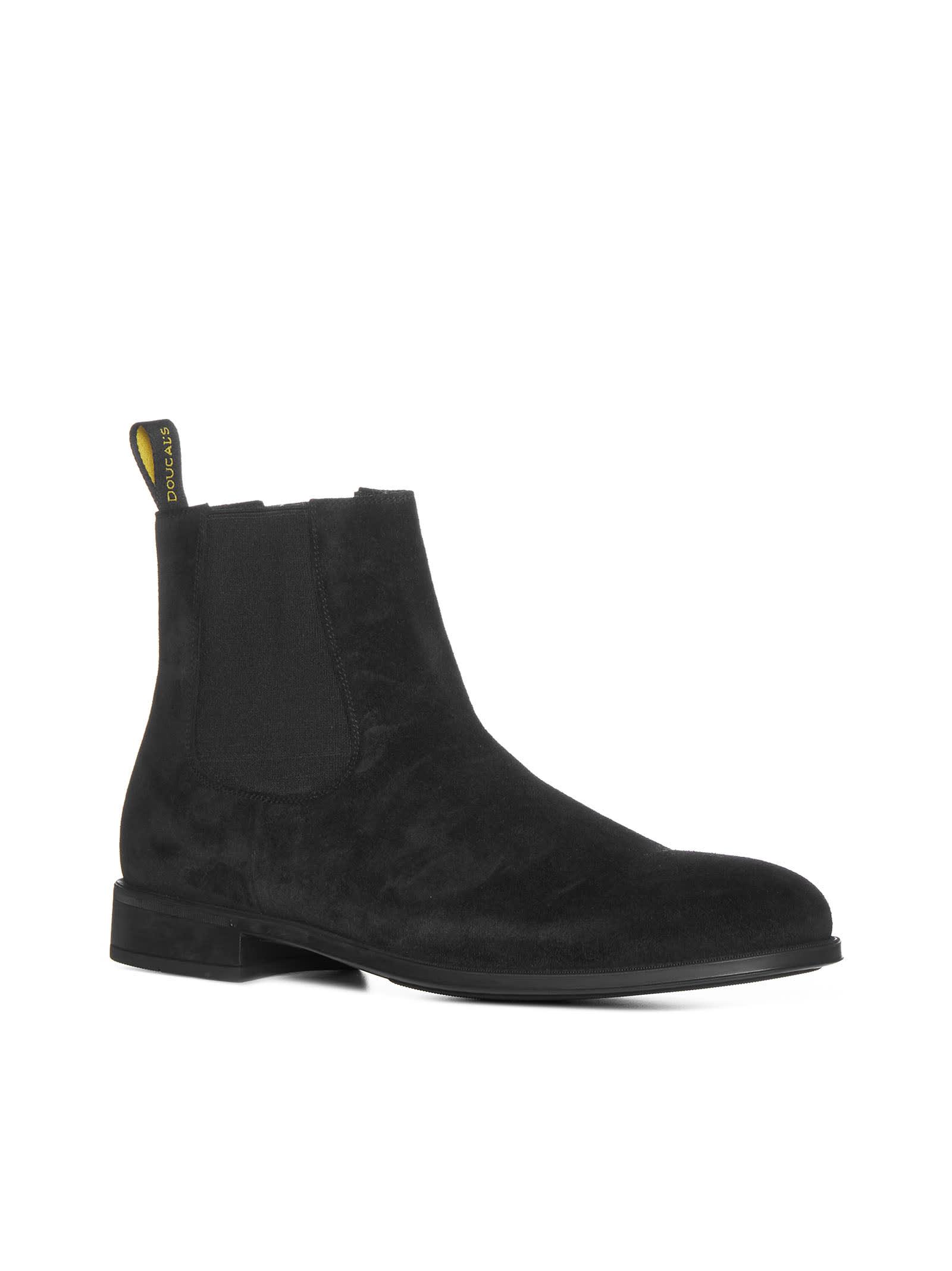 Doucal's Leather Boots in Nero (Black) for Men - Save 2% | Lyst