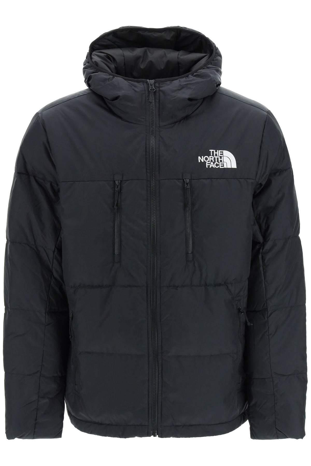 The North Face Himalayan Short Hooded Down Jacket in Black for Men | Lyst