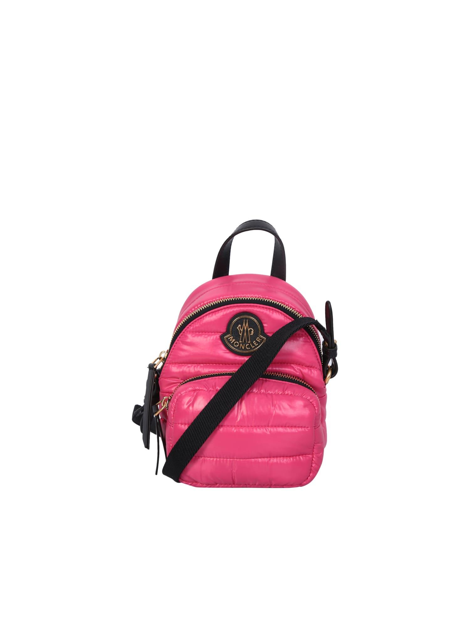 Moncler Small Crossbody Pink Bag | Lyst