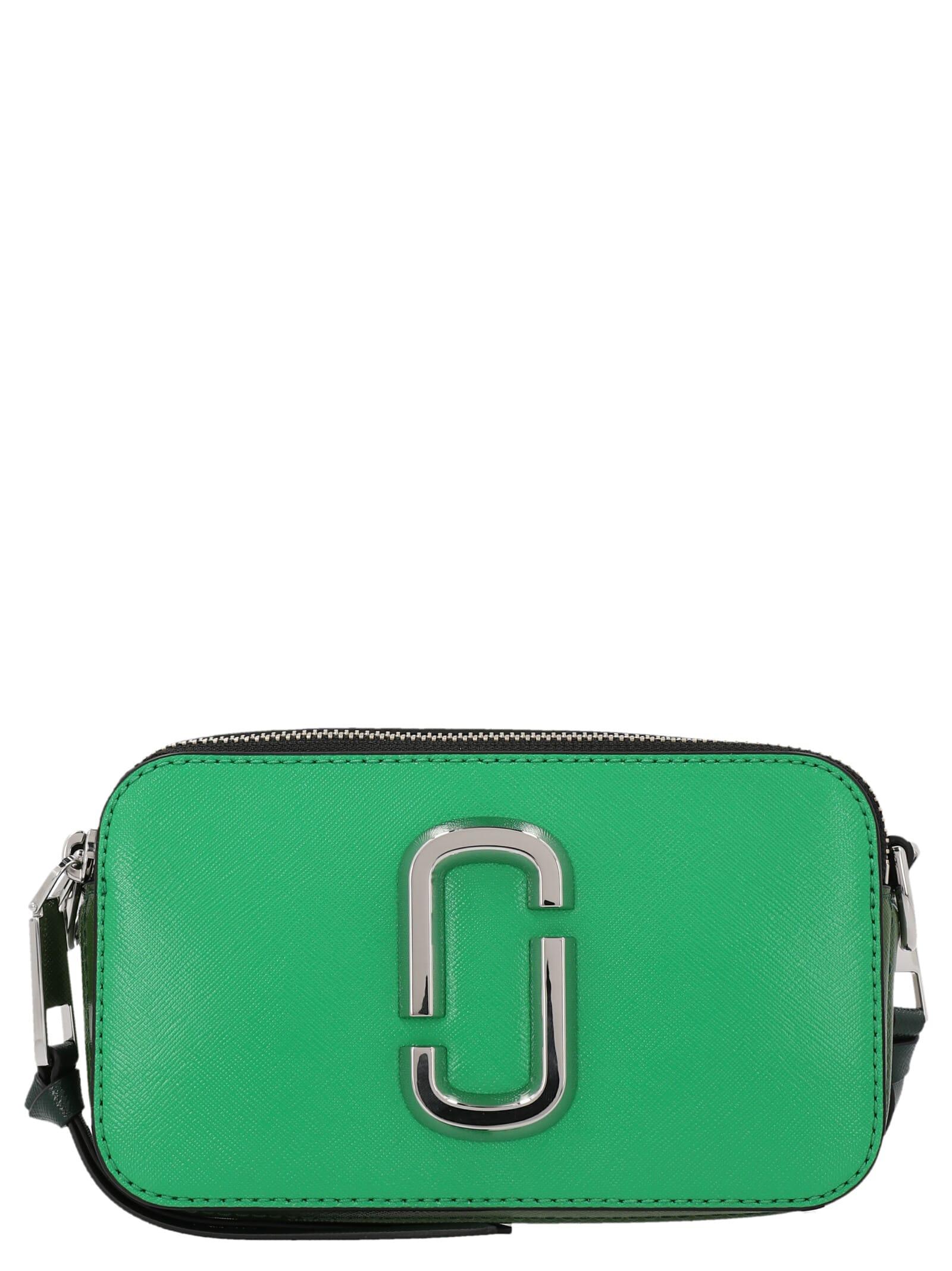 Save 11% Womens Shoulder bags Marc Jacobs Shoulder bags Marc Jacobs Leather The Snapshot Crossbody Bag in Green 
