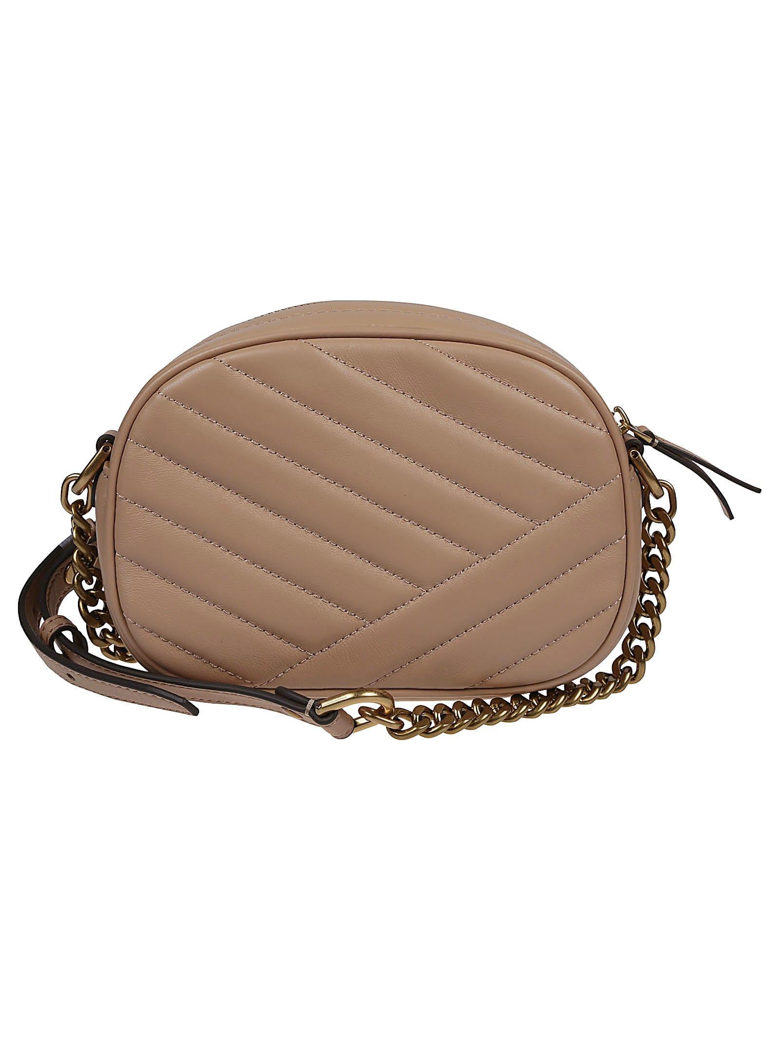 Tory Burch Kira Chevron Small Camera Bag Devon Sand, Crossbody Bag