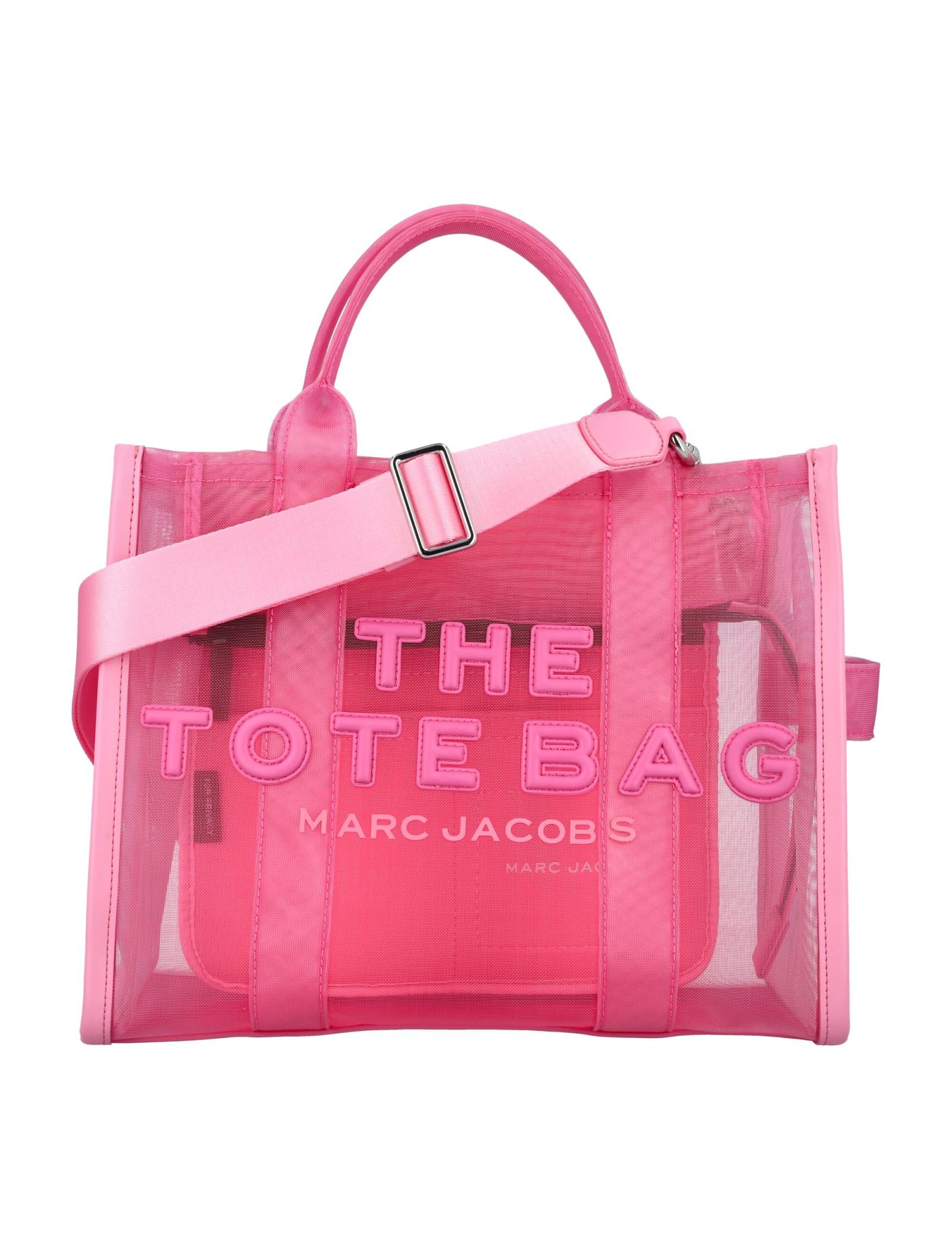 Marc Jacobs The Leather Medium Tote Bag - Pink