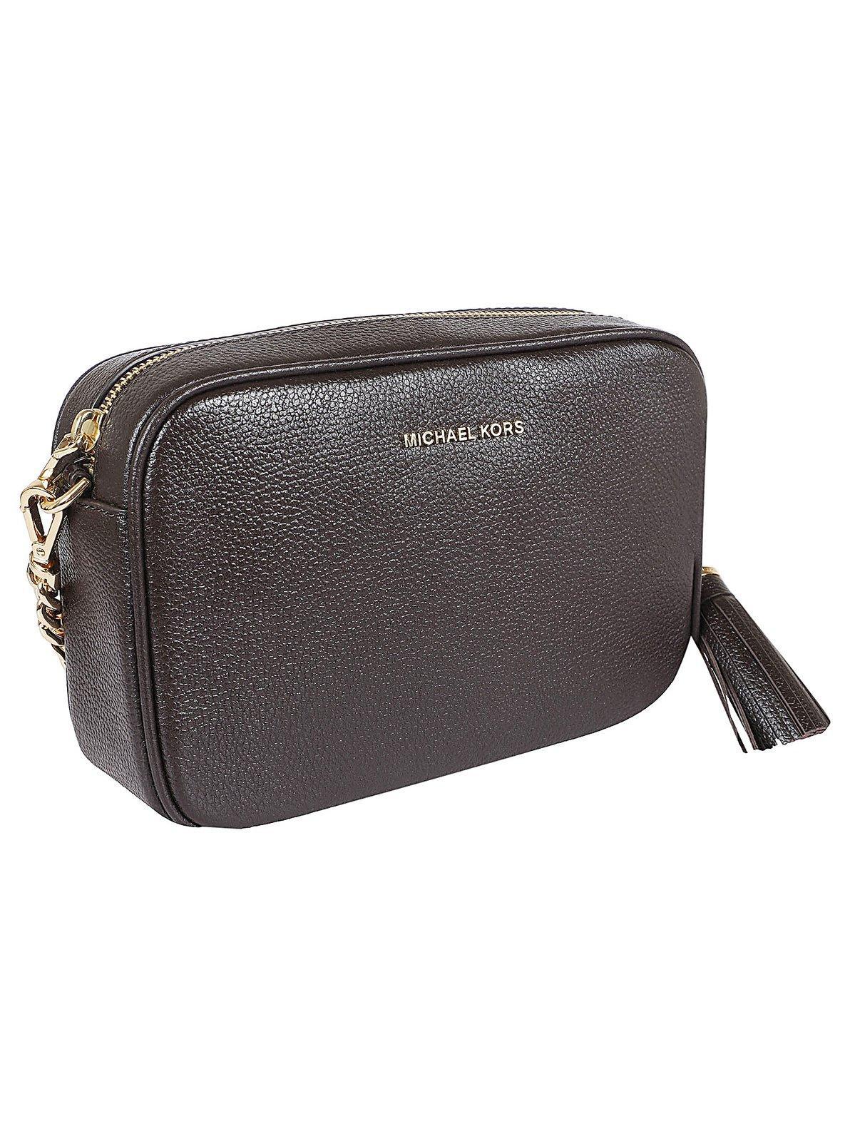 MICHAEL Michael Kors Crossbody Saffiano Leather Bag in Grey Lyst UK