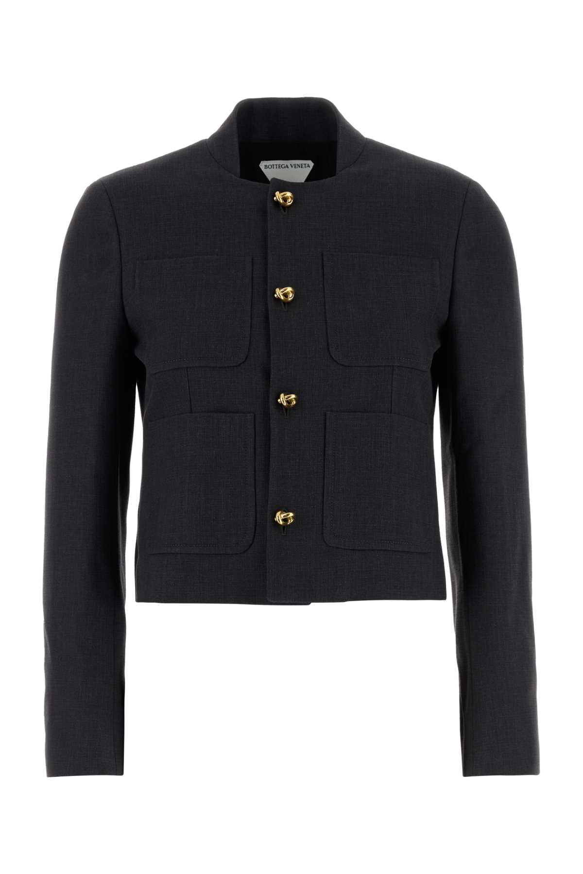 ジャケット BOTTEGA VENETA GRAPHITE COTTON BLEND BLAZER Bottega Veneta Blazers, sport coats and suit jackets for