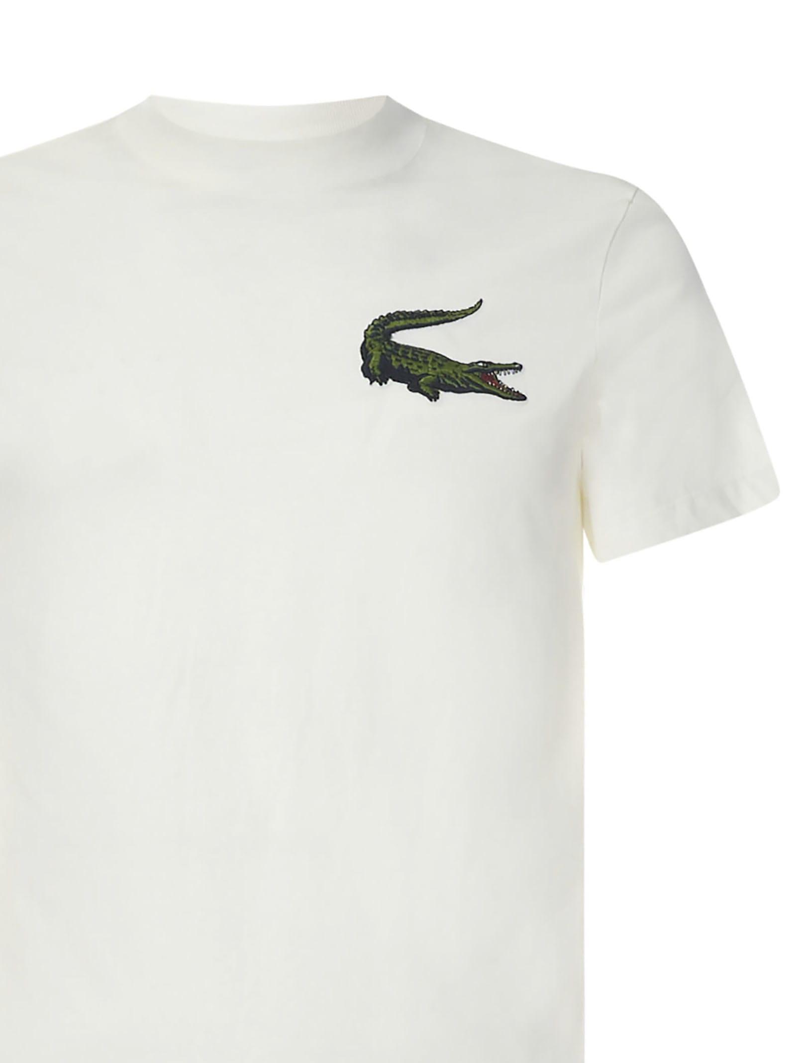 lacoste white t shirt