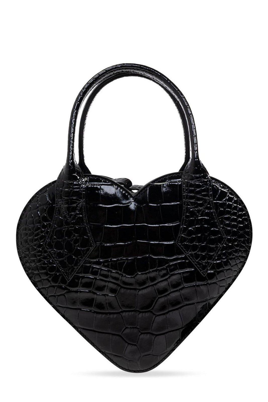 Vivienne Westwood Josephine Heart Crossbody Bag in Black | Lyst