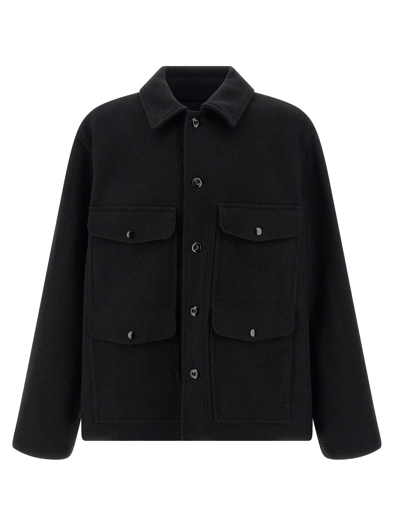 Lemaire 'Utility' Jacket in Black for Men | Lyst