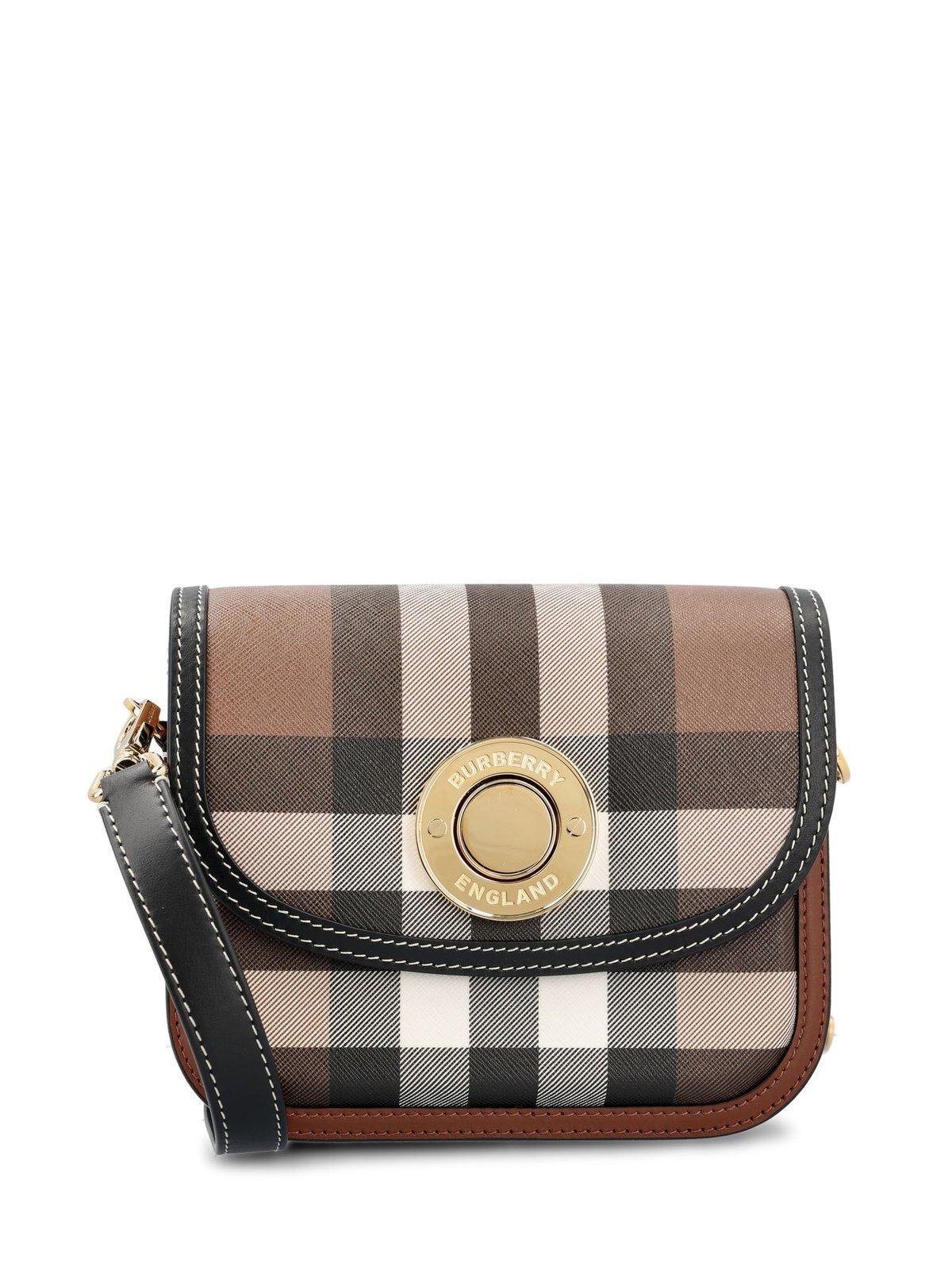 Small Checkered Womens Handbag Crossbody Bag with Coin Pouch