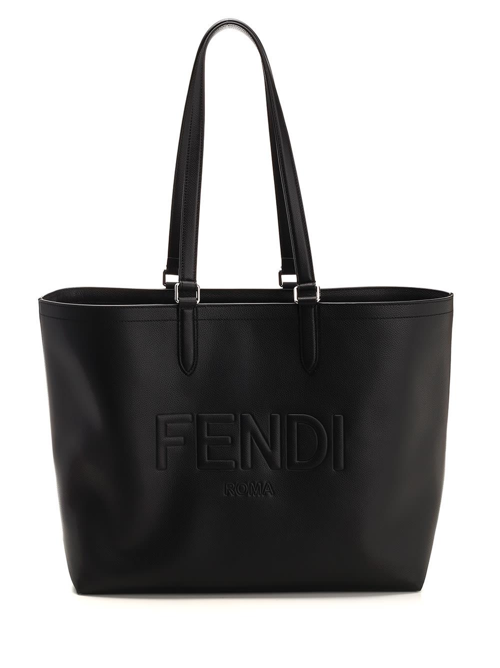 Fendi Tote Bag in Black for Men | Lyst