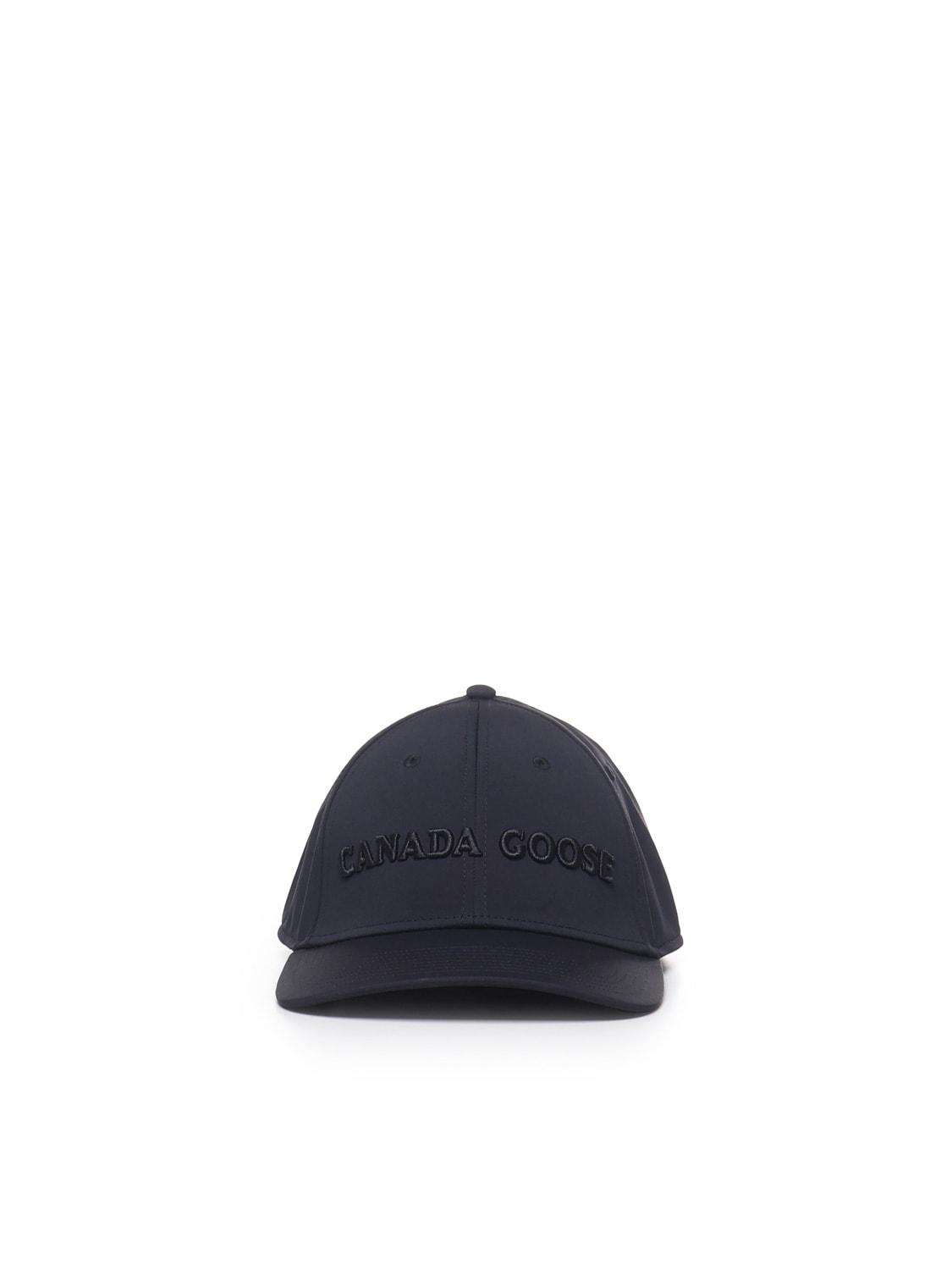 Canada Goose Technical Hat With Lettering Logo in Blue | Lyst