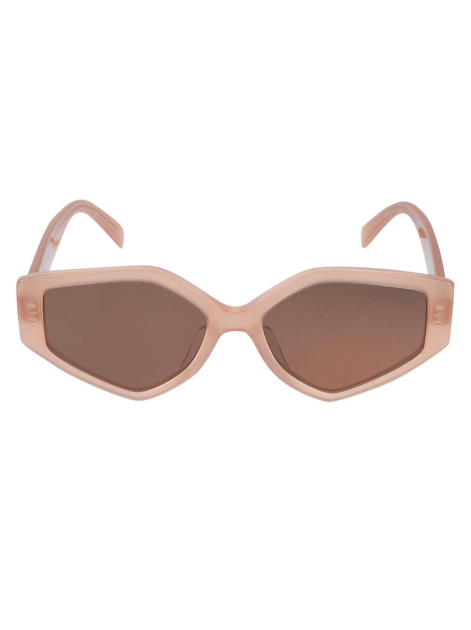 Celine Hexagon Frame Sunglasses in Pink Lyst