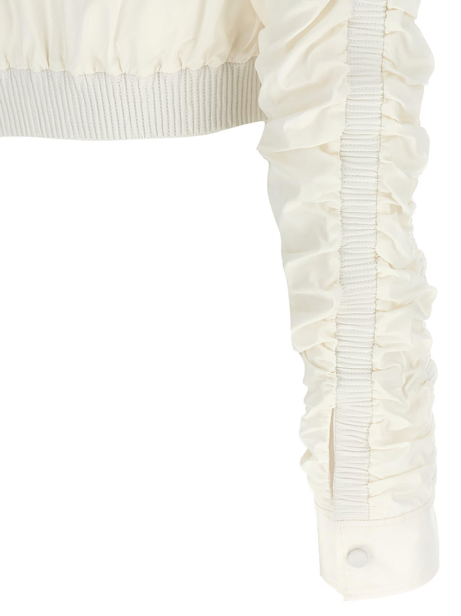 Tシャツ・カットソー GIOVANNI BEDIN SS25 CROPPED SHIRT (GB25 068 CROPPED WHITE) Giovanni bedin Cropped Cut-Out Jacket in White | Lyst