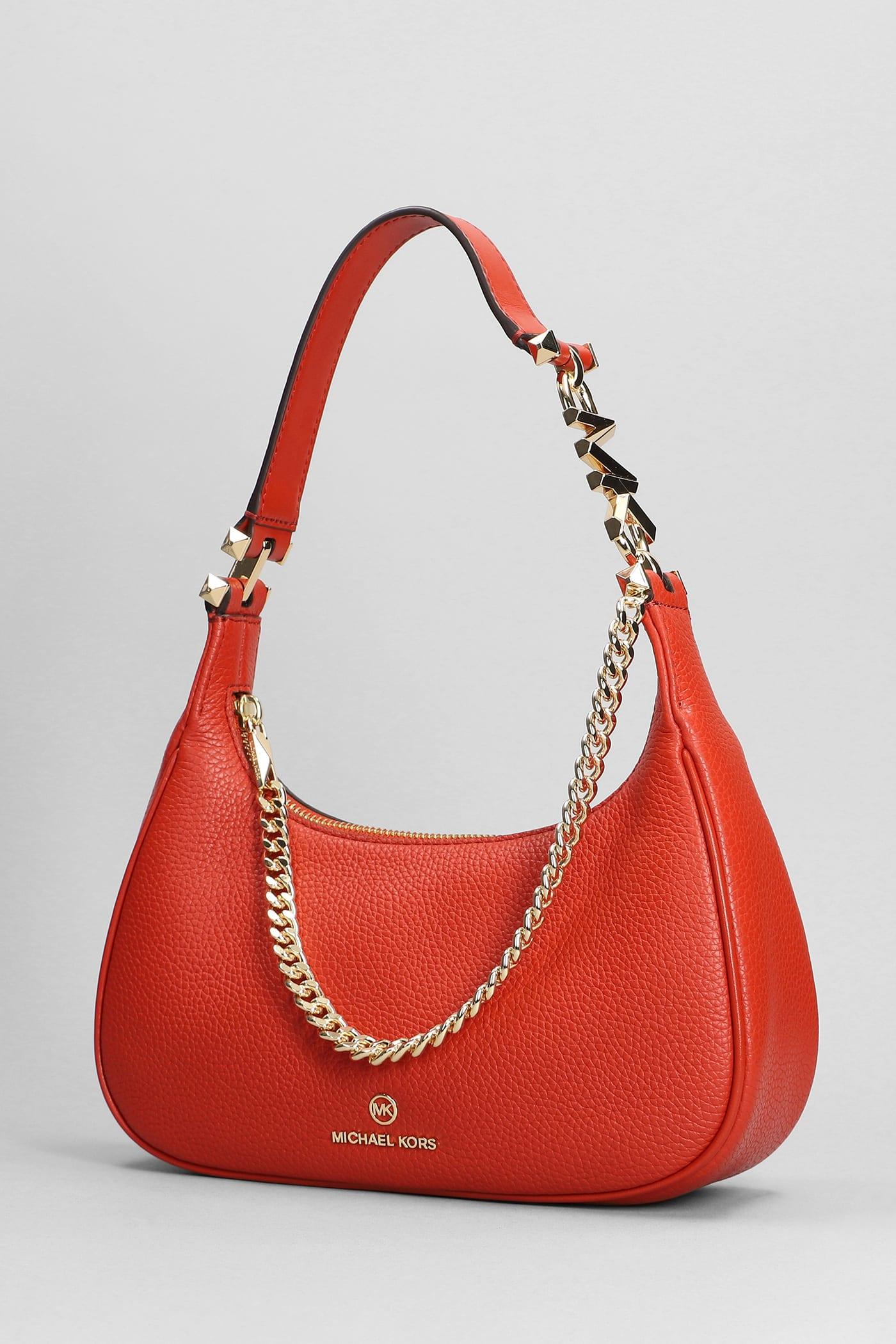 Michael kors red shoulder bag sale