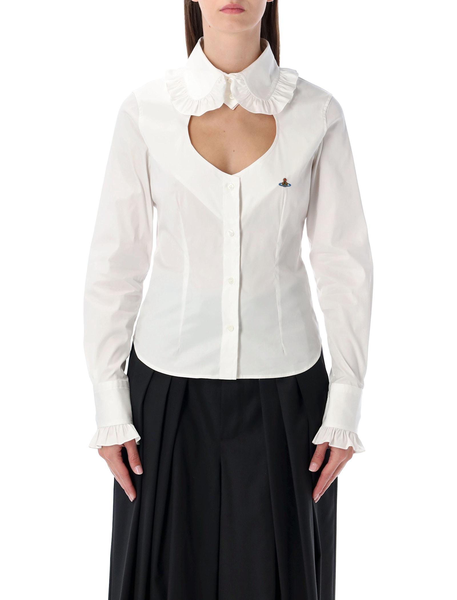 Vivienne Westwood Toulouse Frill Shirt in White | Lyst