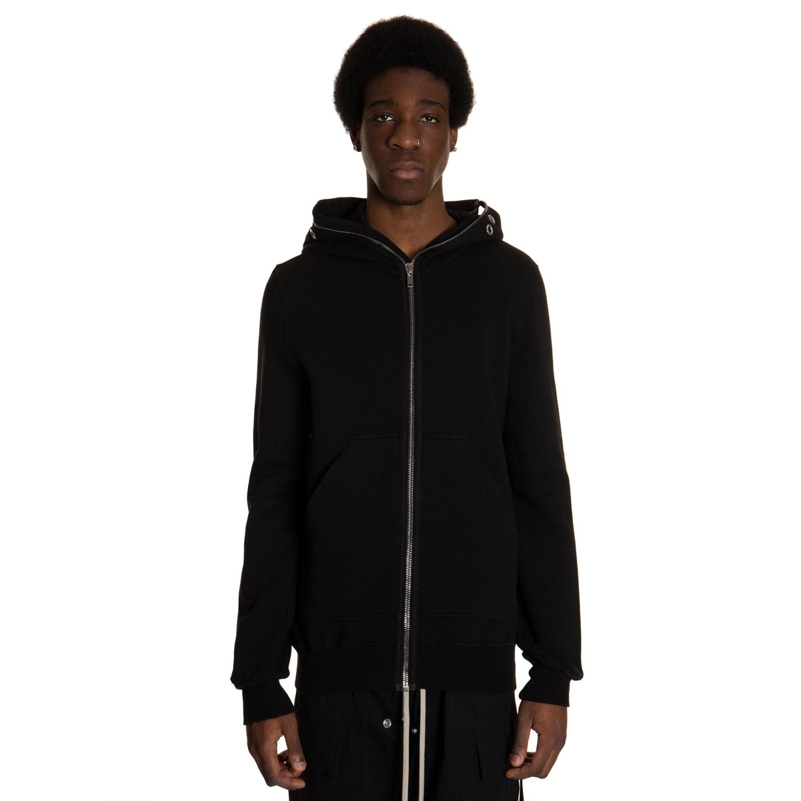 Rick Owens Gimp Zip Hoodie in Black for Men | Lyst